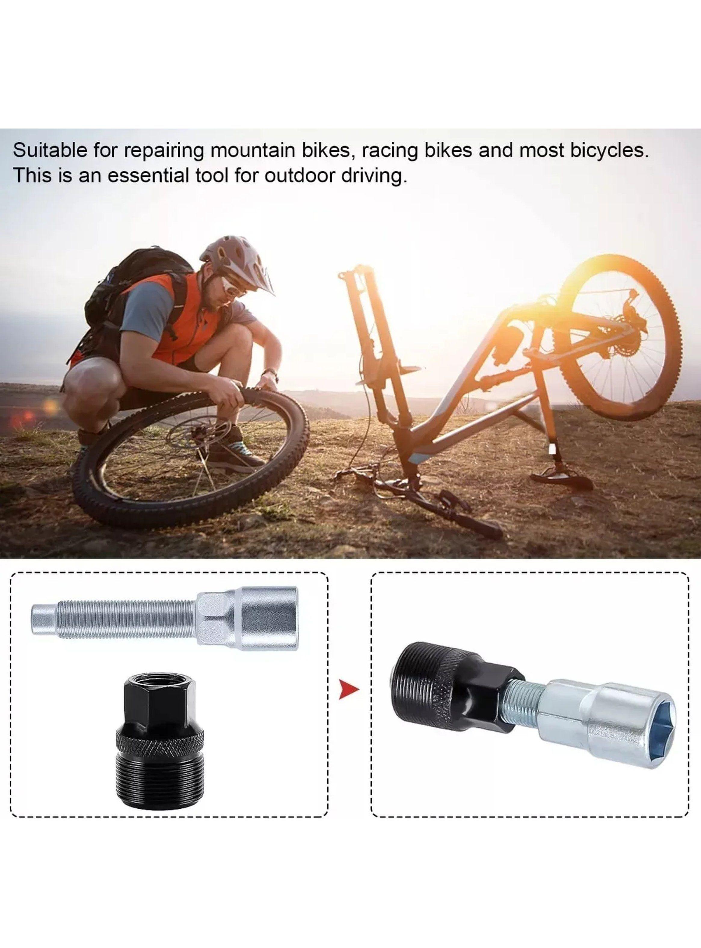 Kit de Herramientas para Bicicleta Desmonta Cassettes y Cadena Acero-8