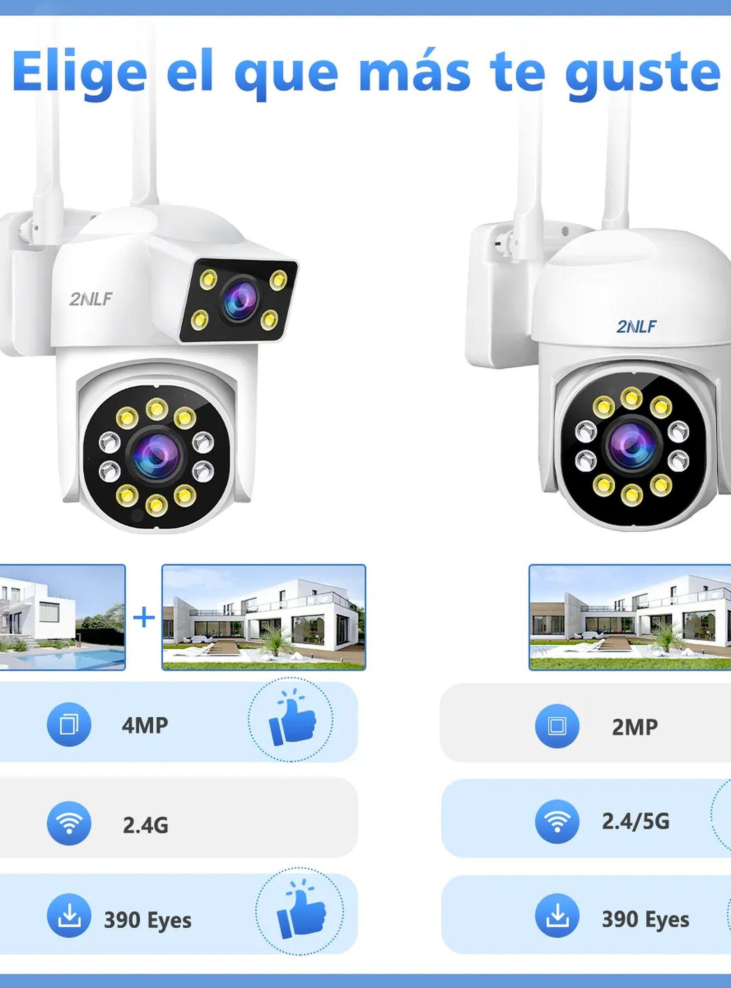 Cámara de Seguridad WiFi Exterior 8MP Doble Lente Impermeable IP66-5