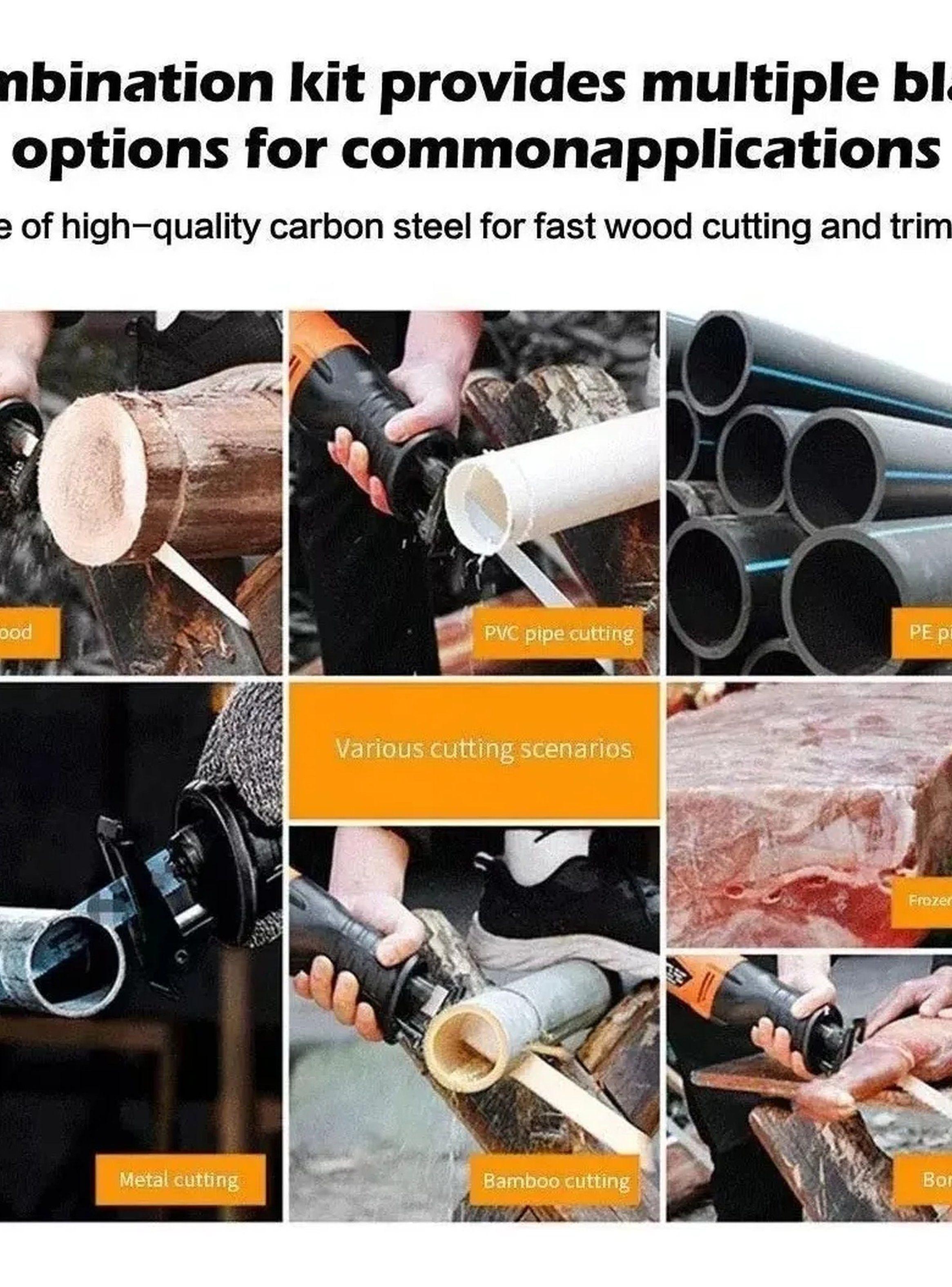 Set de Hojas de Sierra de Calar Multimaterial 35 Piezas-5