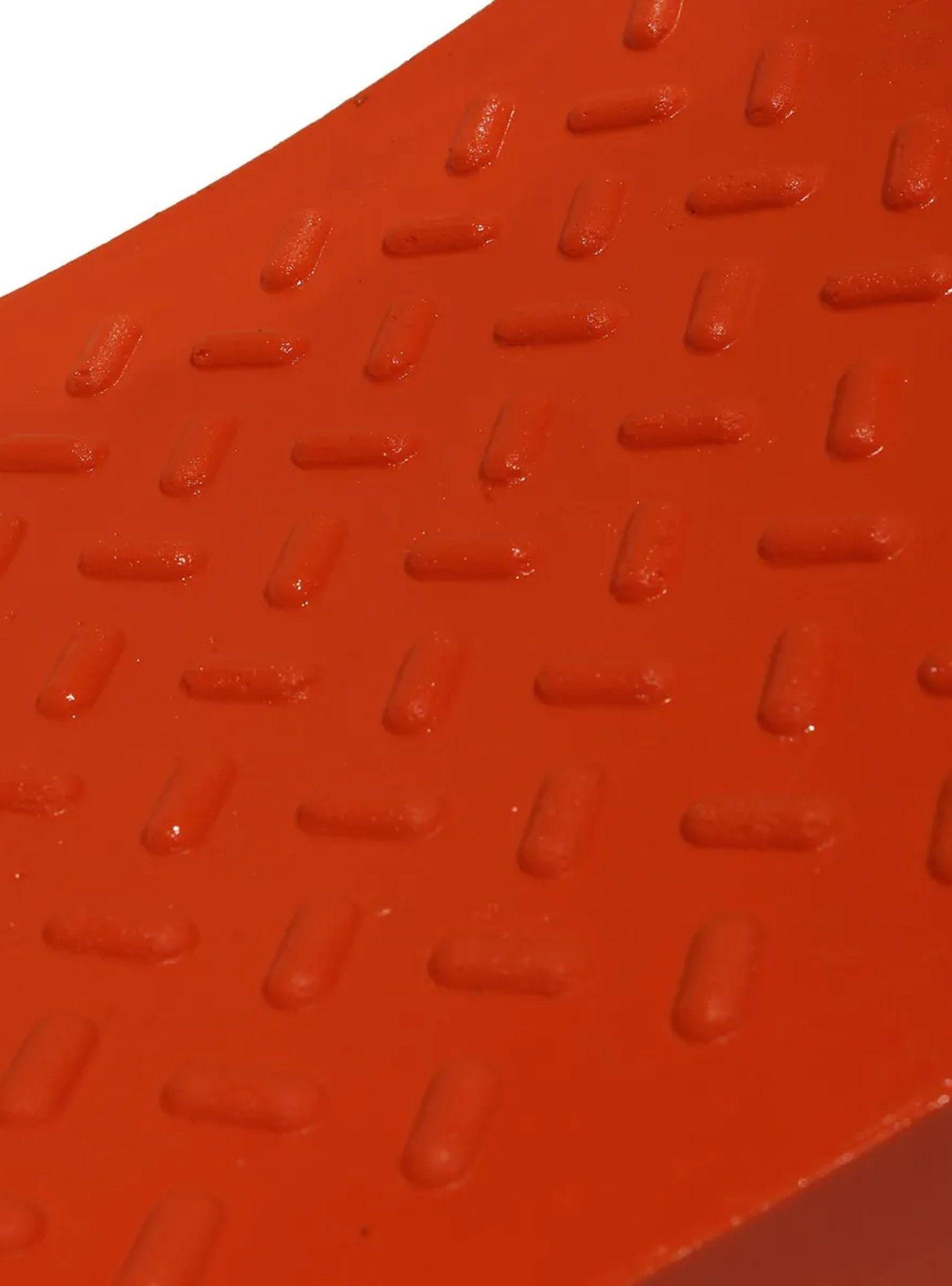 Calza De Seguridad Antideslizante Caucho Naranja-3