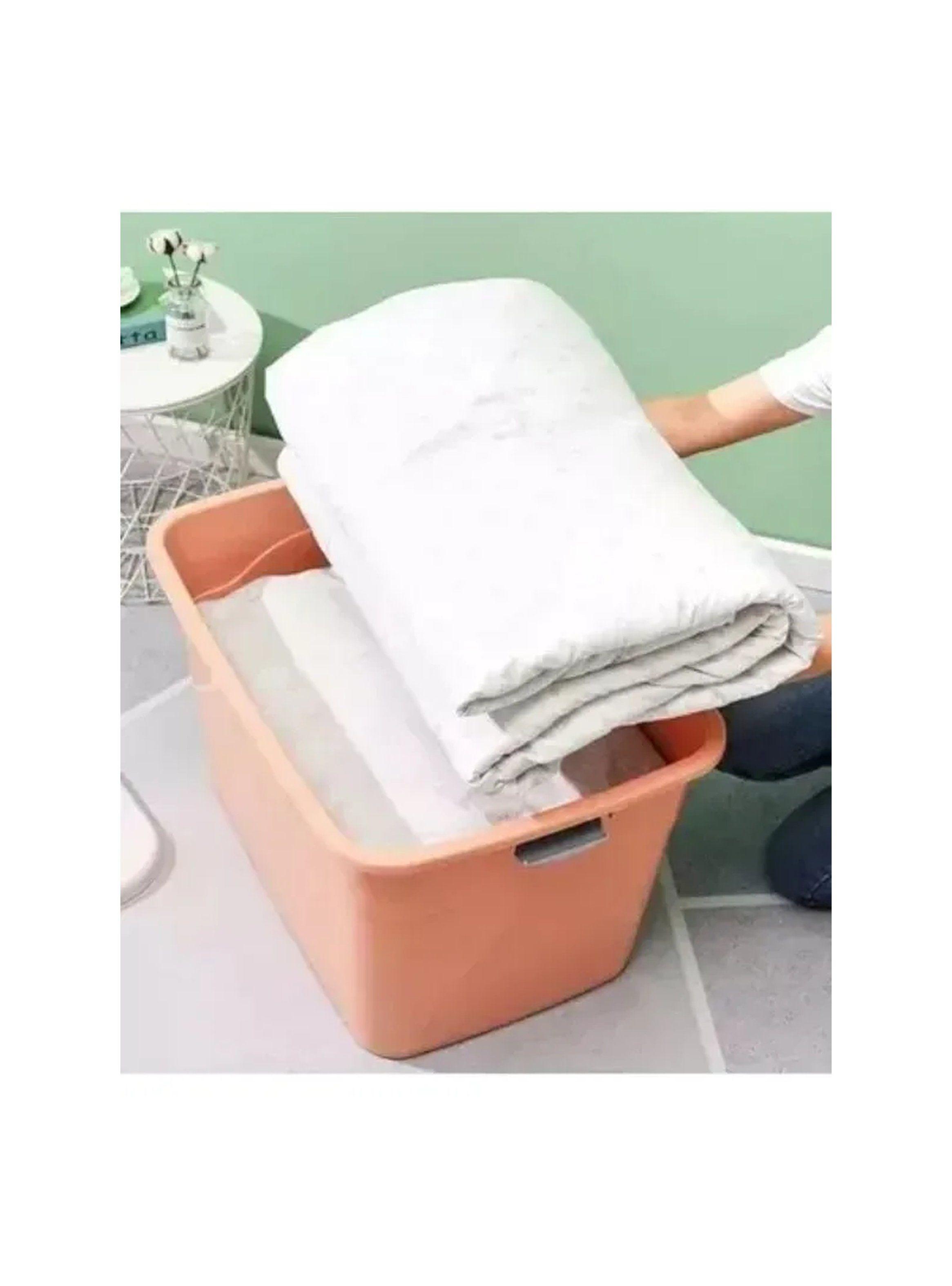 Caja de Almacenamiento Plástica con Tapa Hermética 51x38x30.5 cm-8