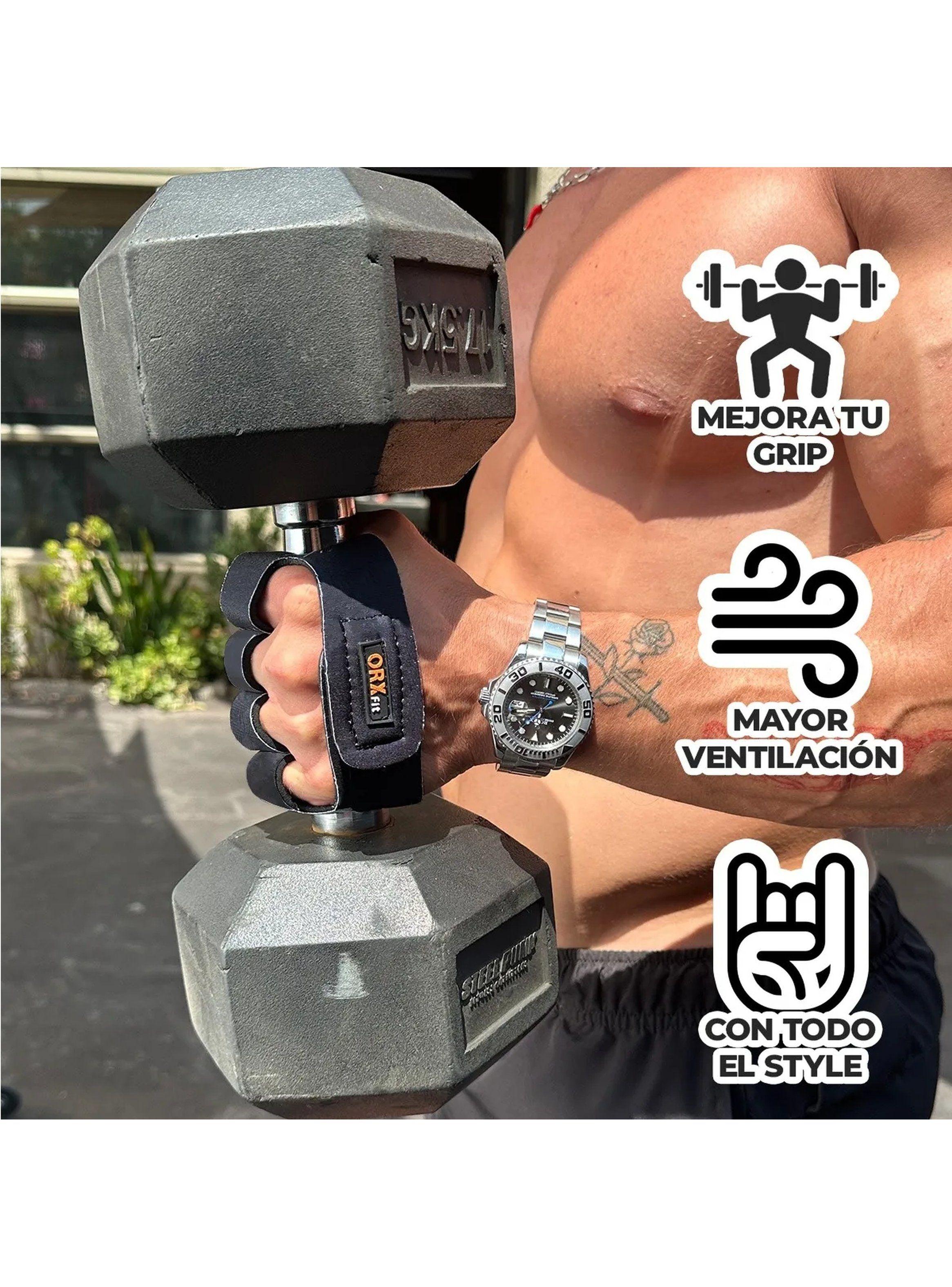 Guantes Deportivos Antideslizantes Ventilados Entrenamiento Fitness-3