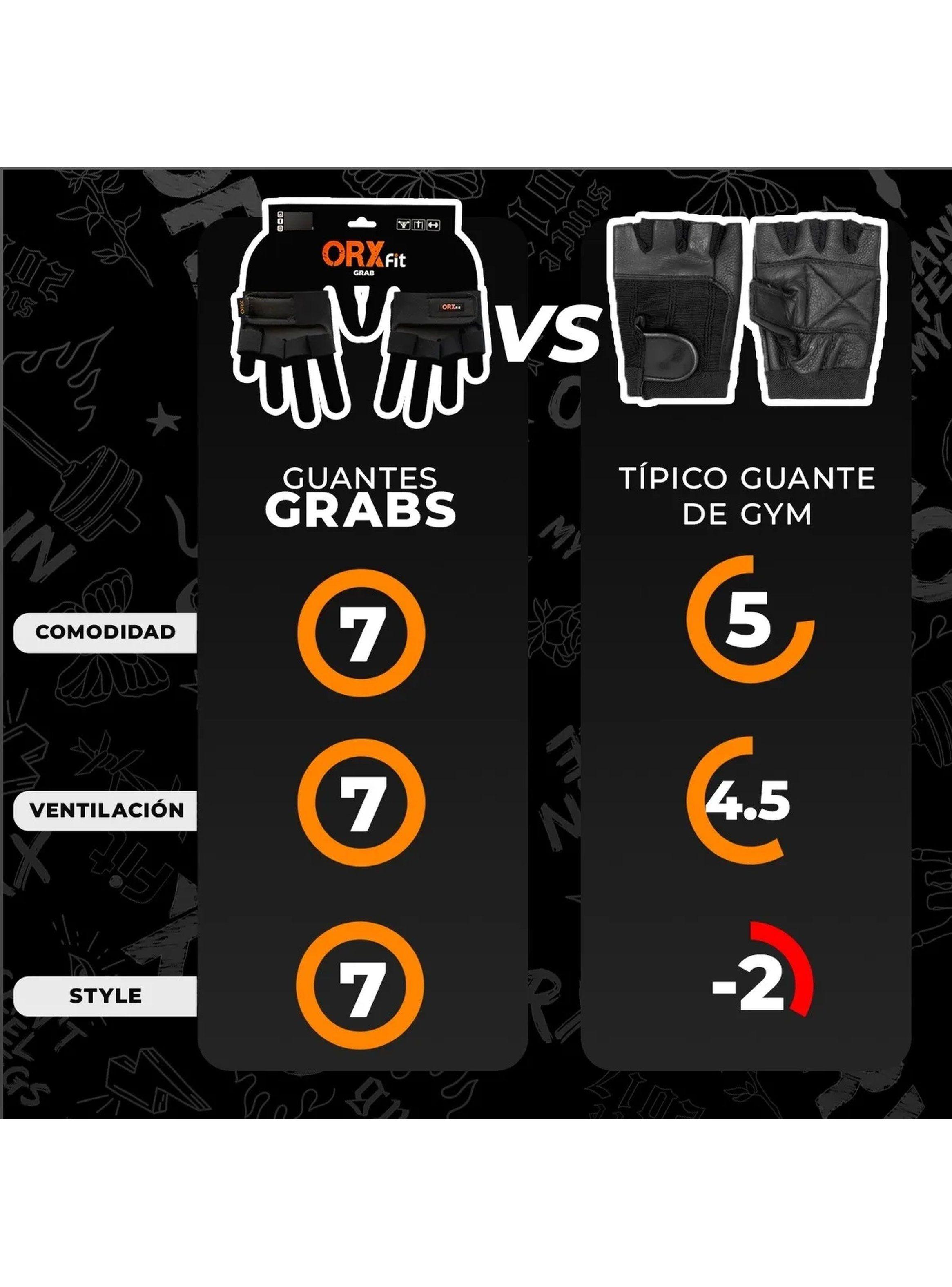 Guantes Deportivos Antideslizantes Ventilados Entrenamiento Fitness-5