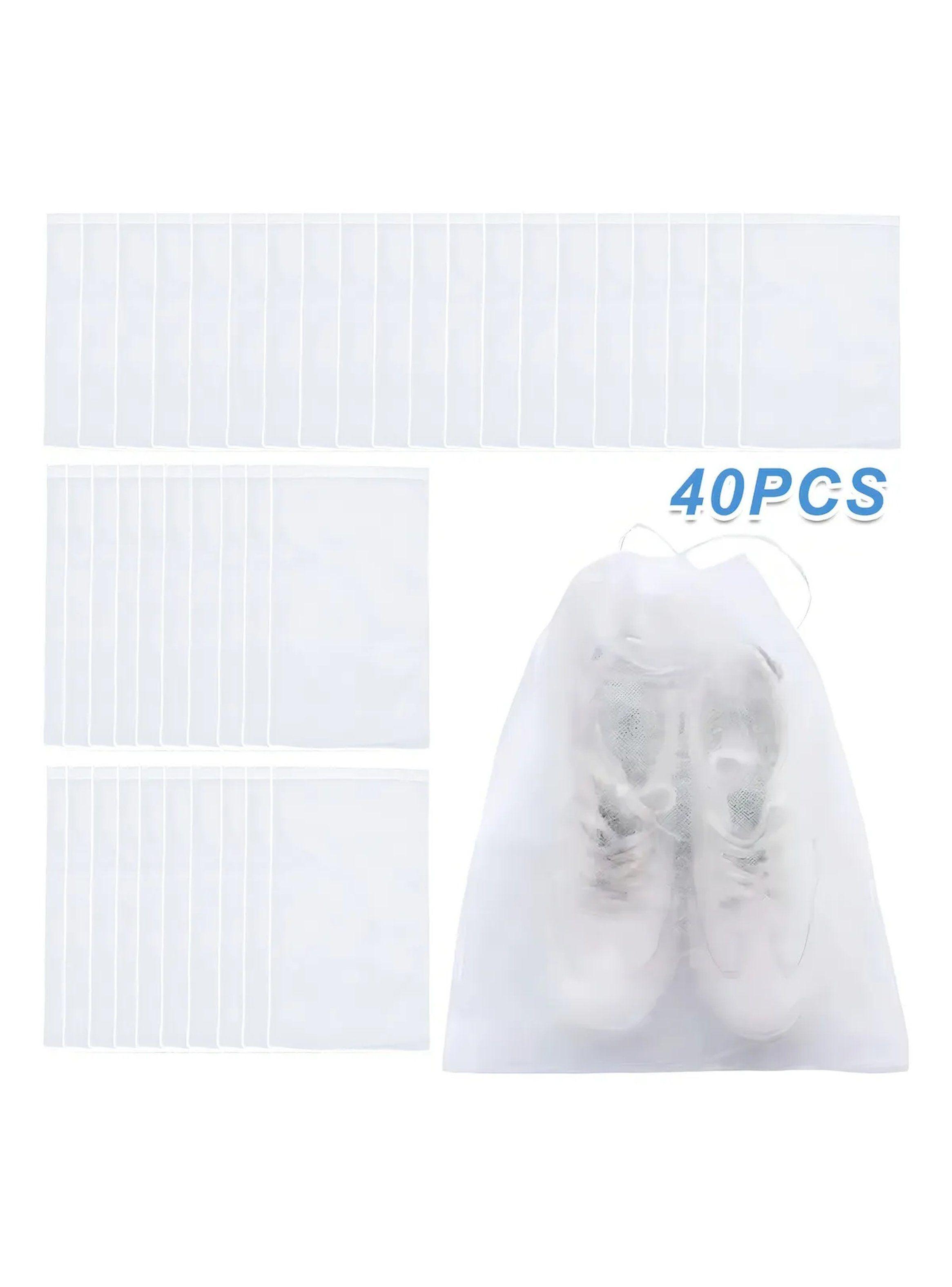 Bolsas Organizadoras de Zapatos Transparentes 40 Piezas Resistentes-1
