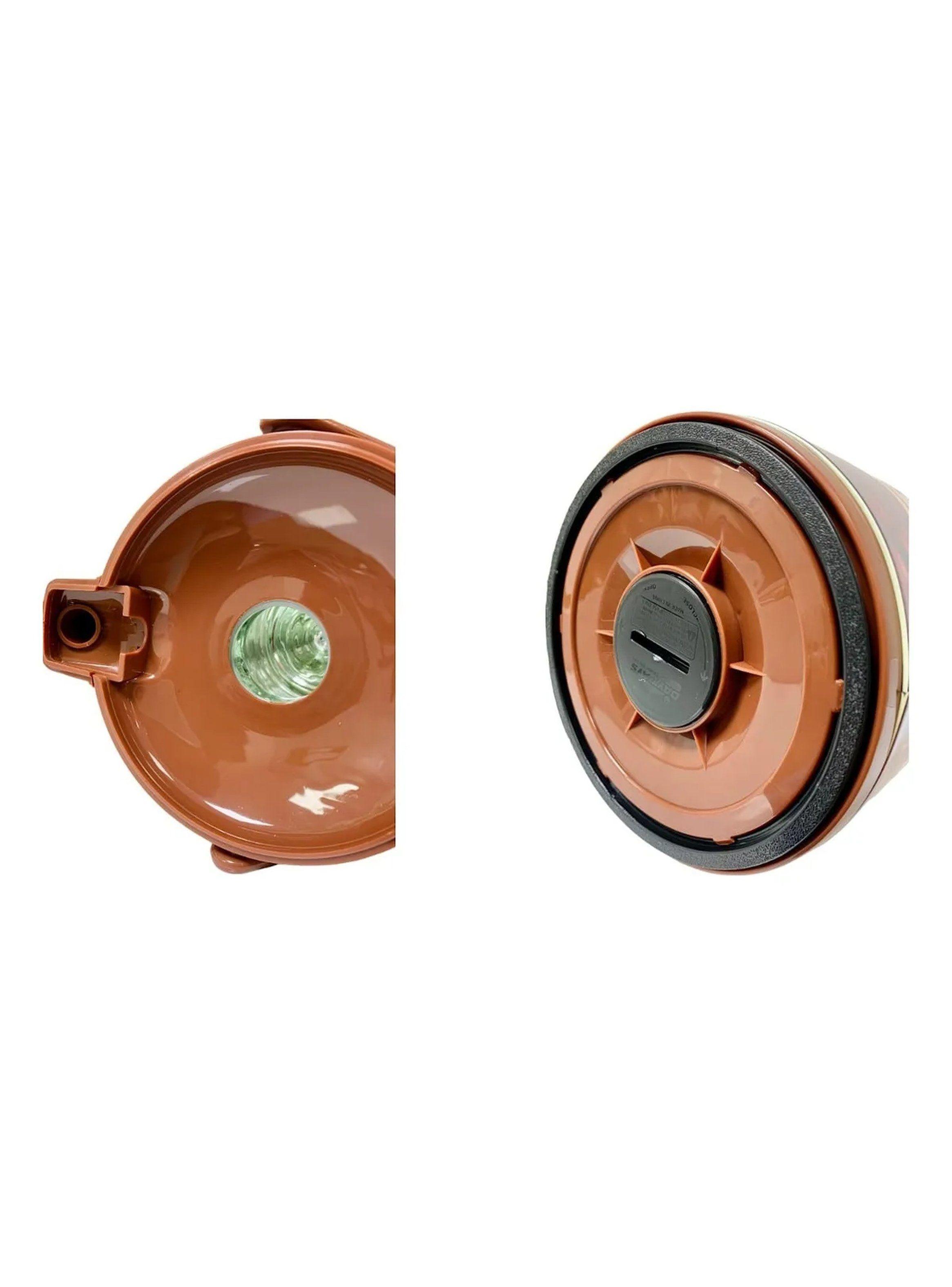 Termo Dispensador de Líquidos 2L Acero Inoxidable Marrón-2