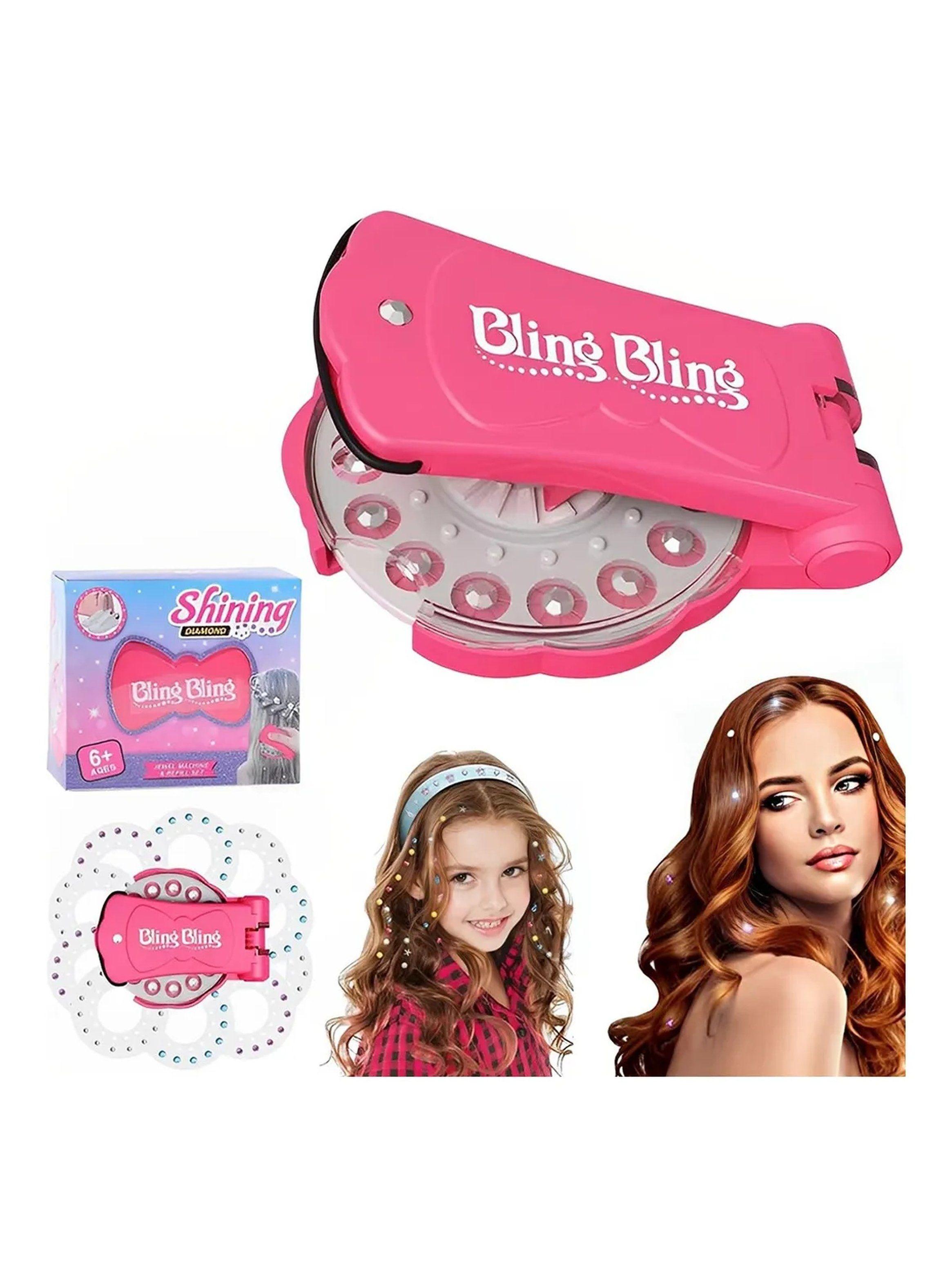 Máquina Aplicadora de Diamantes para el Pelo Manual Color Rosa-7