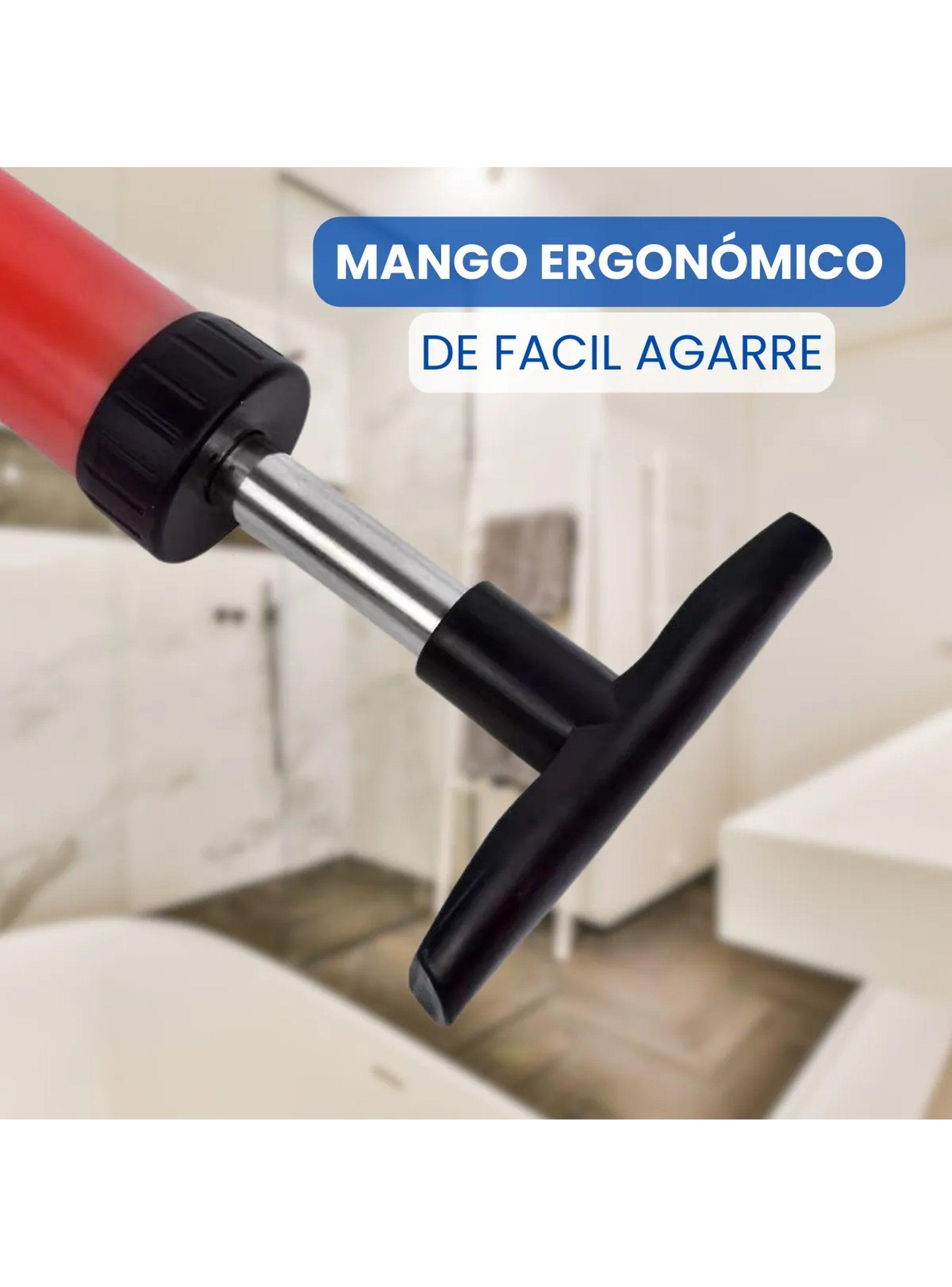 Desatascador Manual de Aire Comprimido Cabezal Flexible-3