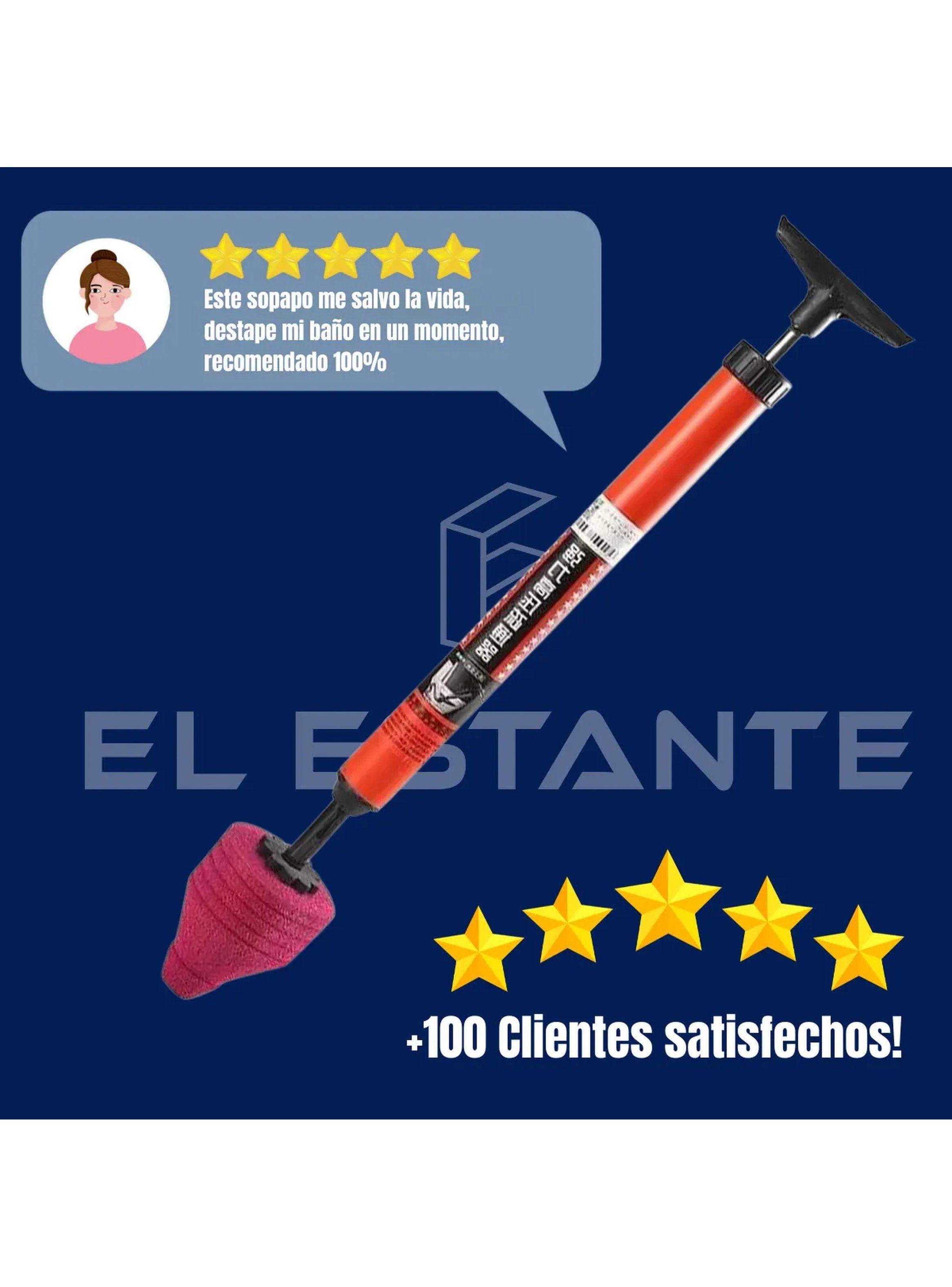 Desatascador Manual de Aire Comprimido Cabezal Flexible-7