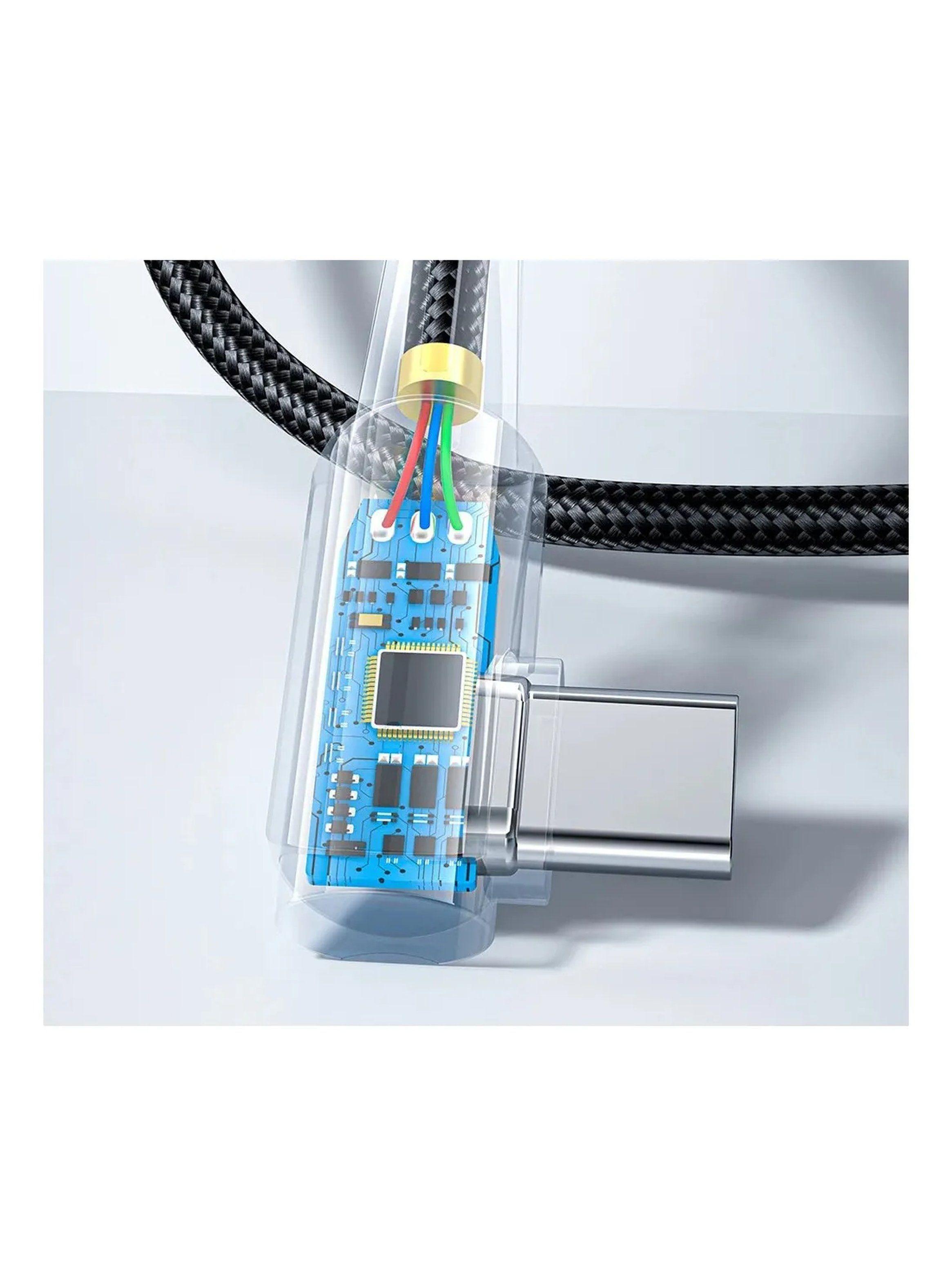 Cable USB-C Carga Rápida 100W Trenzado Diseño Flexible Negocio-6