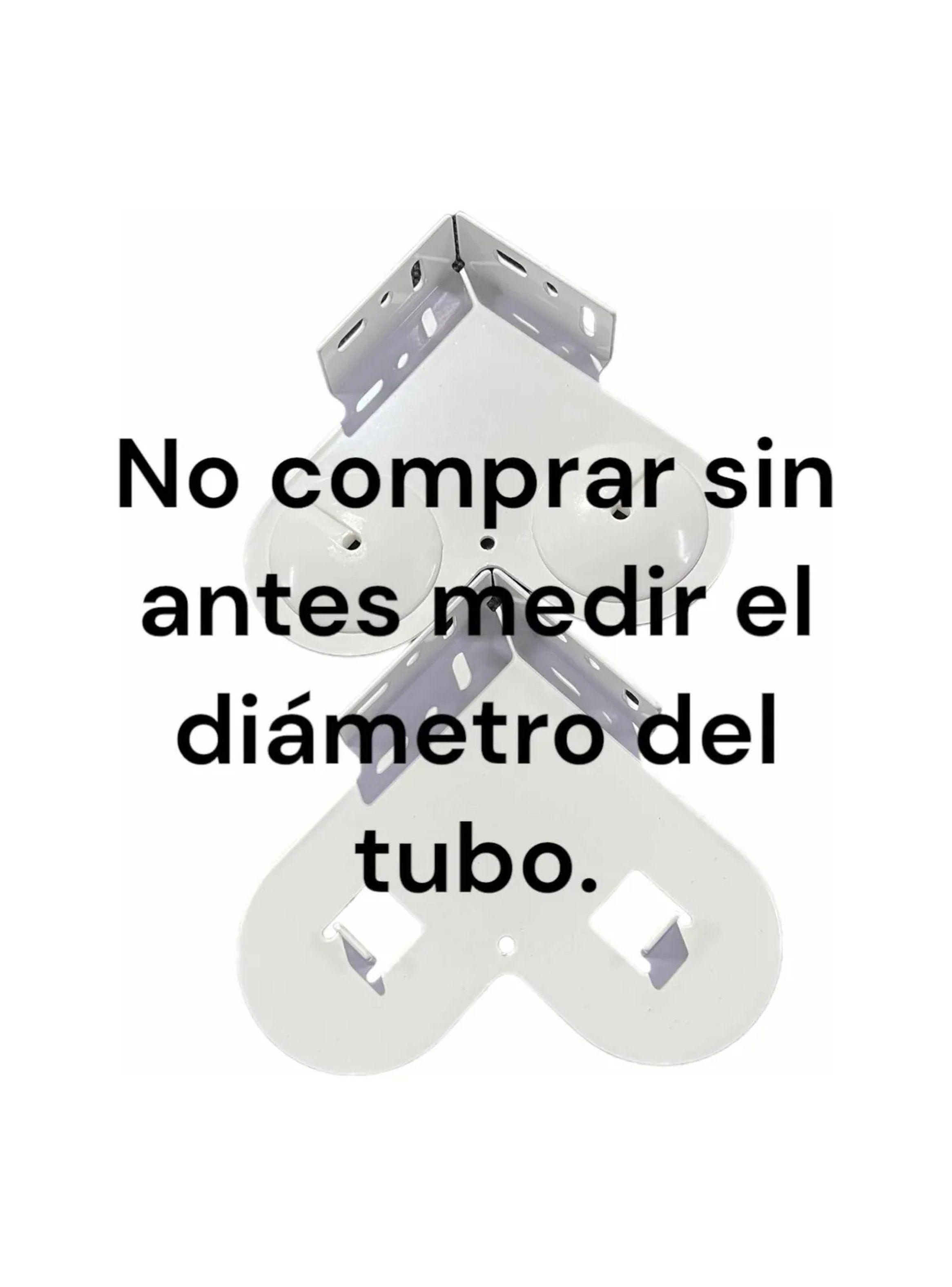 Kit de Soporte para Persiana Enrollable Blanco con Cadena y Tornillos-2