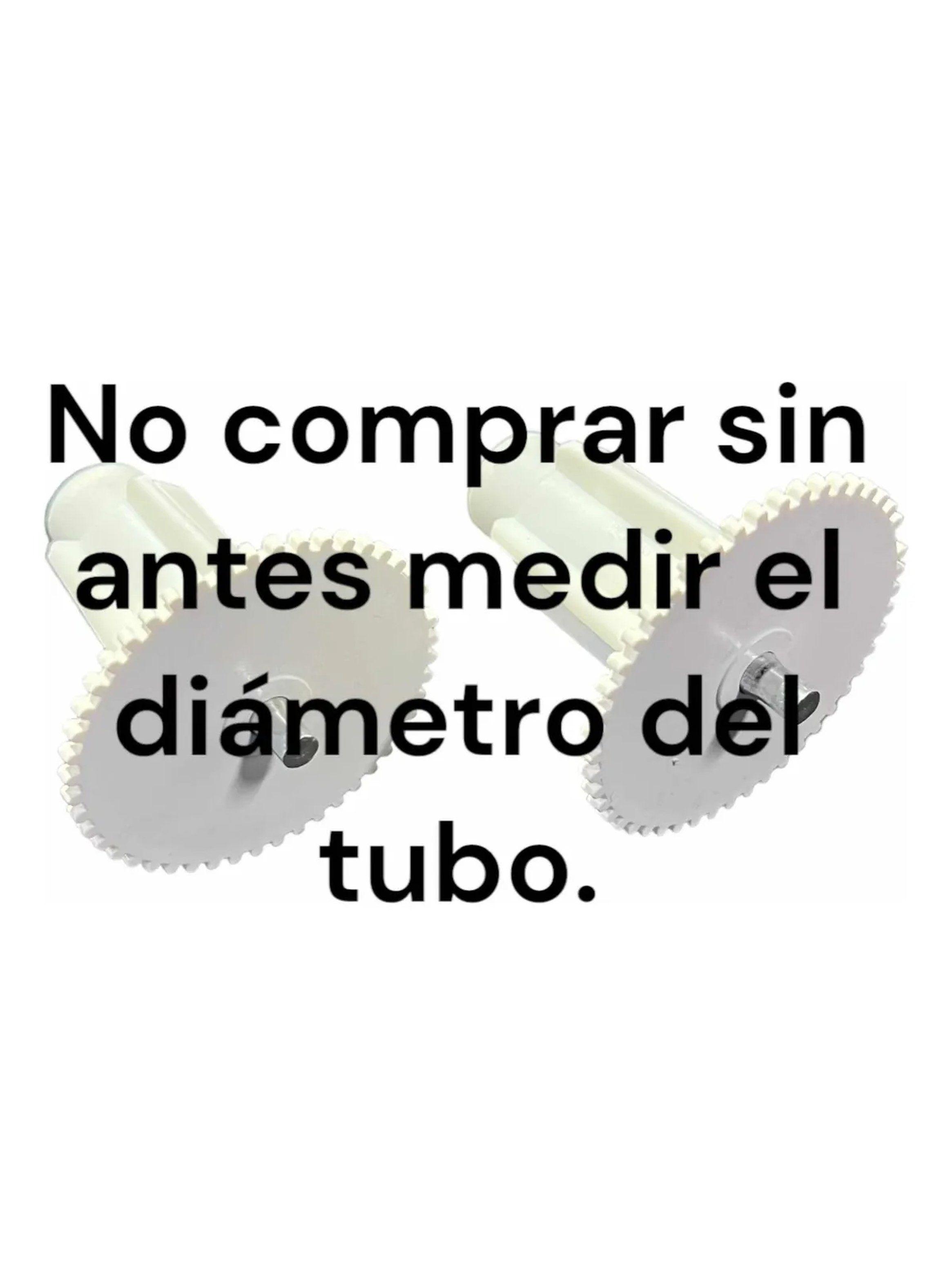 Kit de Soporte para Persiana Enrollable Blanco con Cadena y Tornillos-3