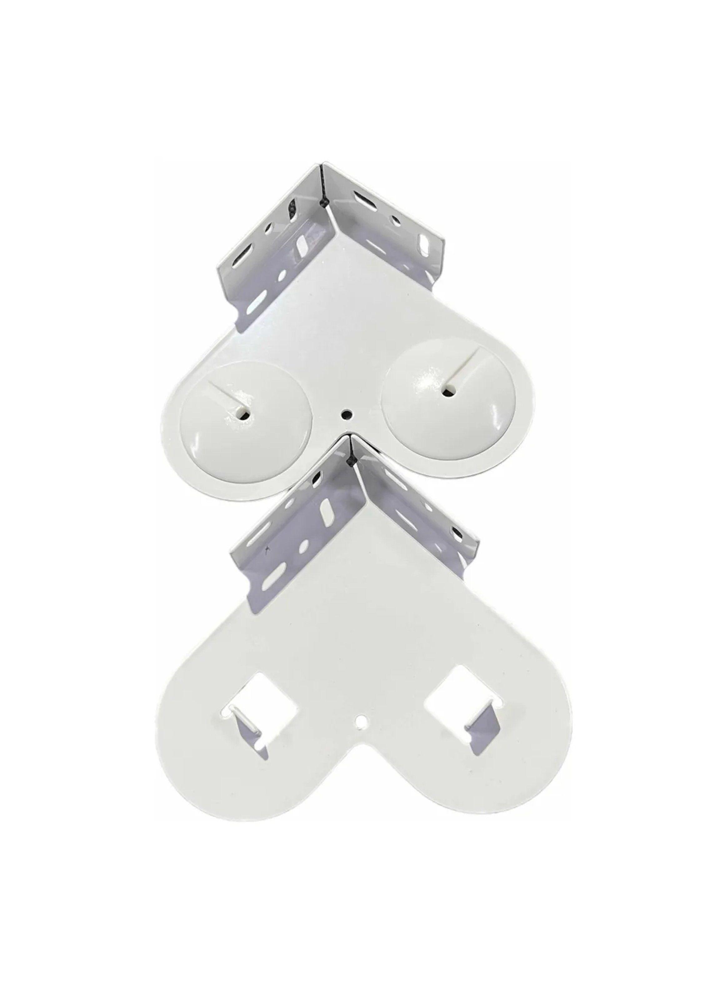 Kit de Soporte para Persiana Enrollable Blanco con Cadena y Tornillos-8