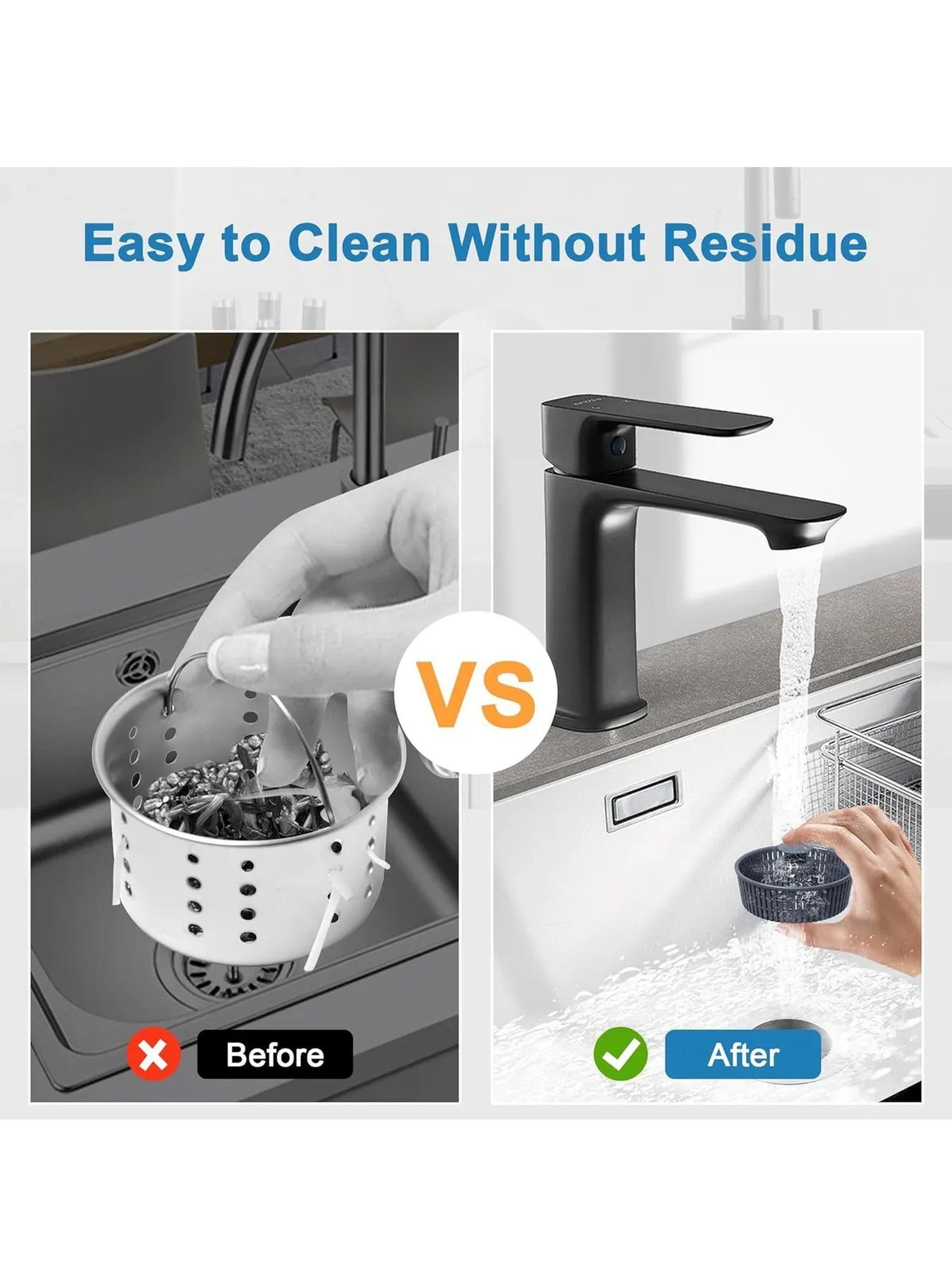 Colador de Fregadero Acero Inoxidable 304 con Cesta Extraíble 108mm-7