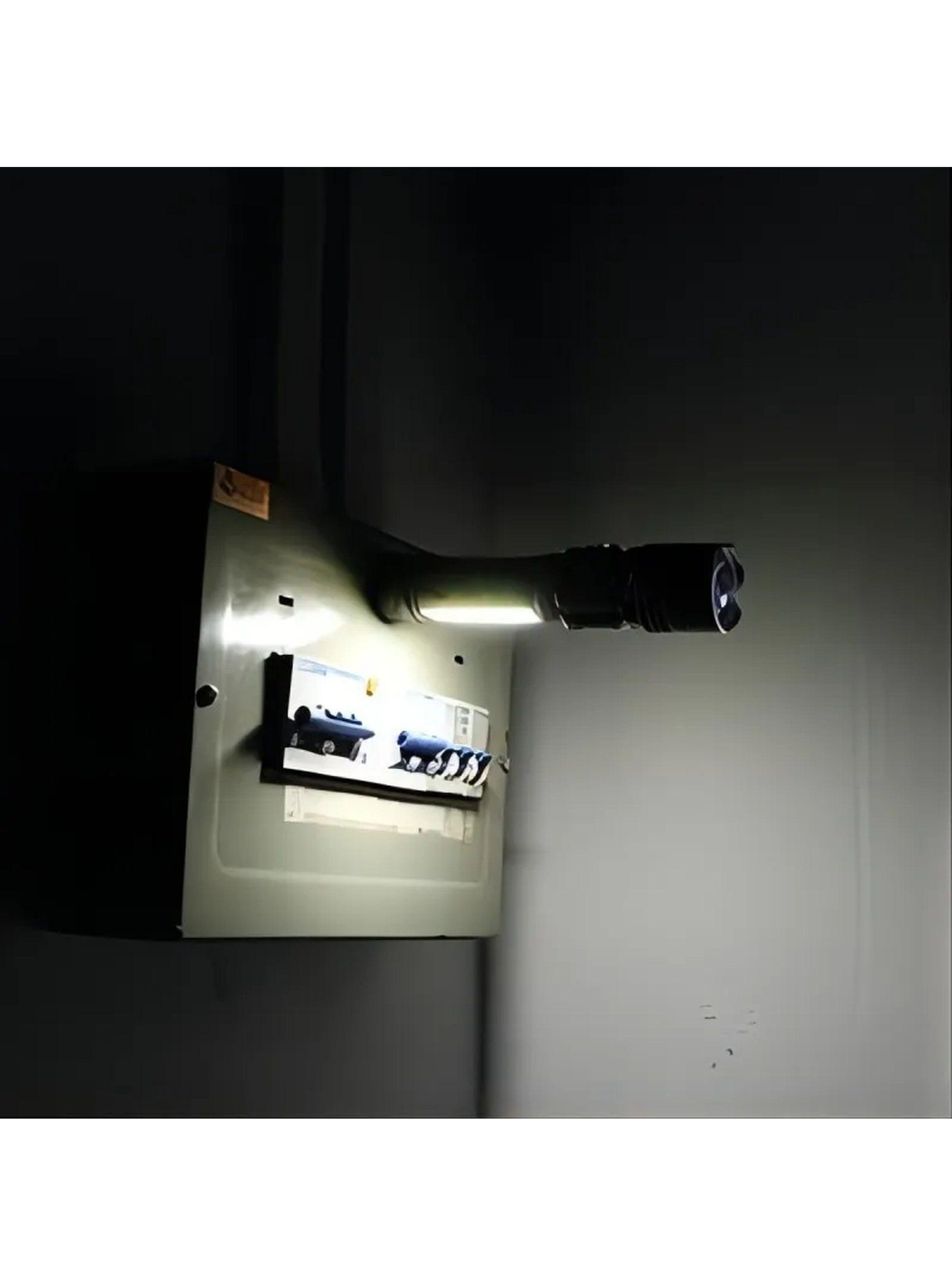 Linterna LED Recargable 7 Modos Luz UV y COB-8