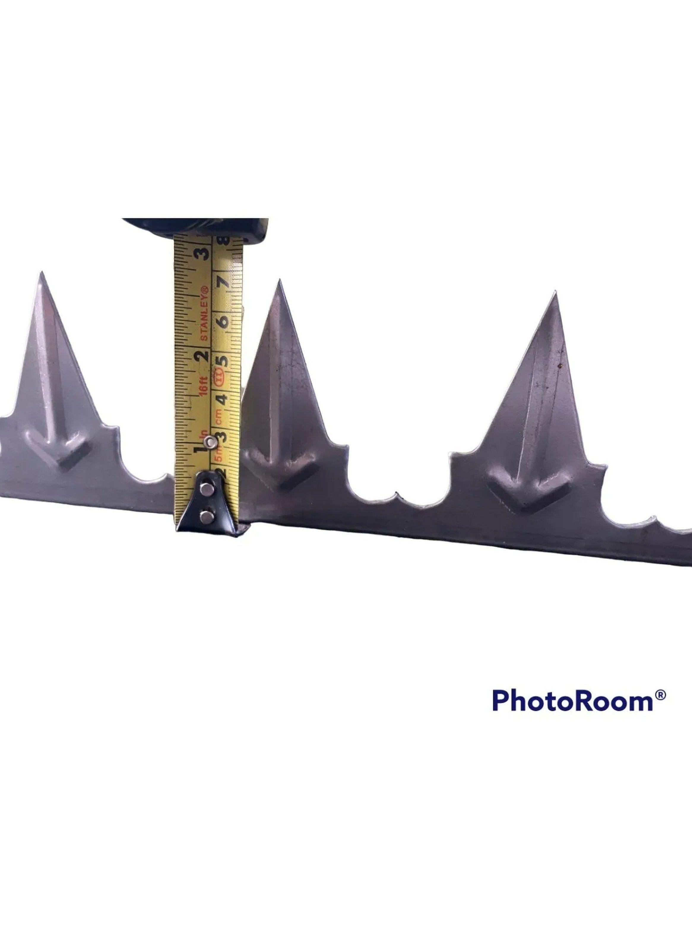 Barra de Seguridad Antiescalamiento Acero Galvanizado 50 cm-2