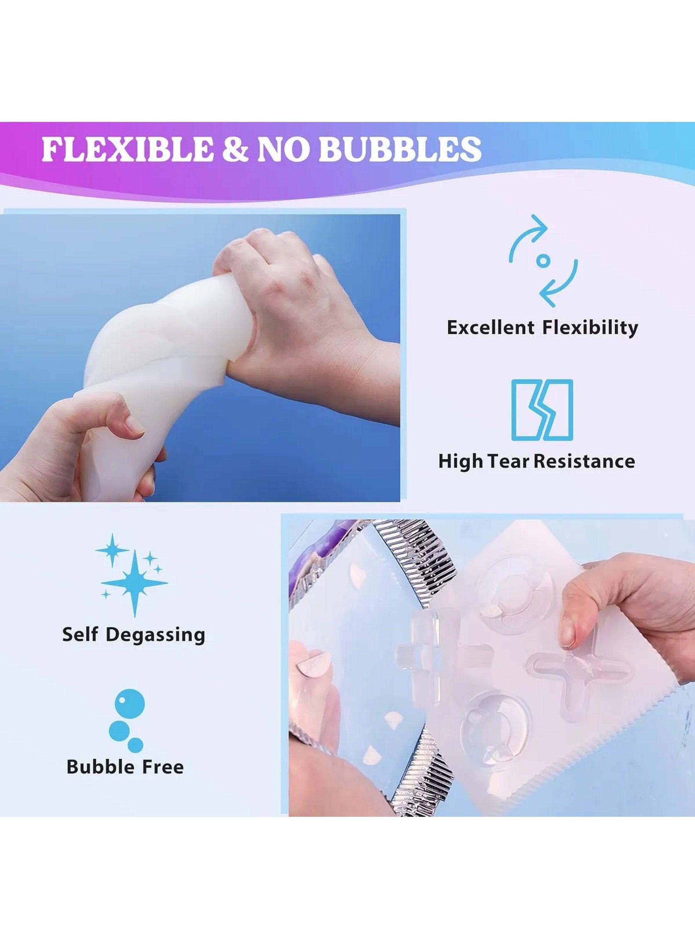 Kit de Silicona para Moldes | Baja Viscosidad, Resistente, Transparente-3