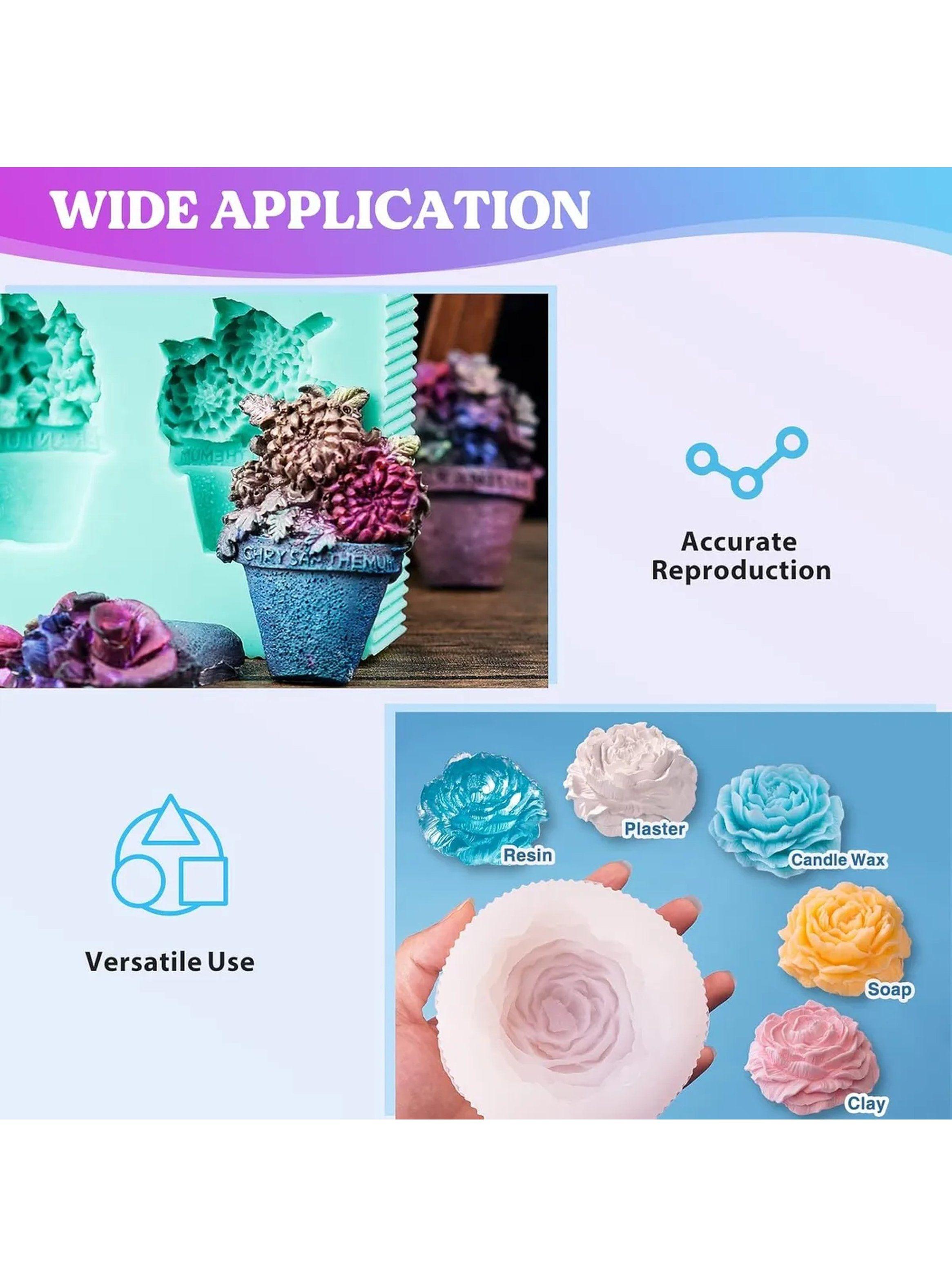 Kit de Silicona para Moldes | Baja Viscosidad, Resistente, Transparente-4