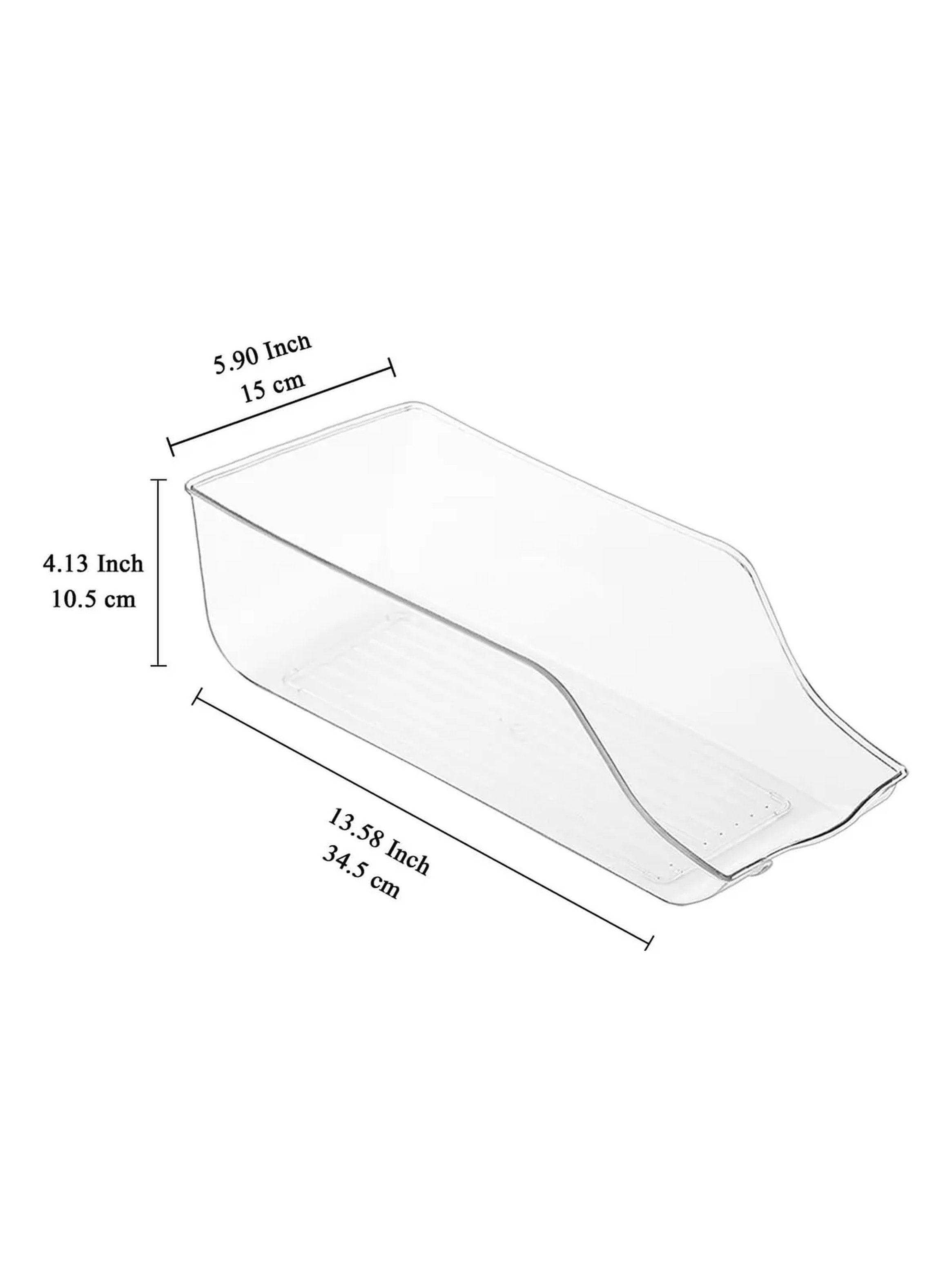 Organizador de Alimentos Transparente Plástico 34.5cm x 15cm x 10.5cm-2