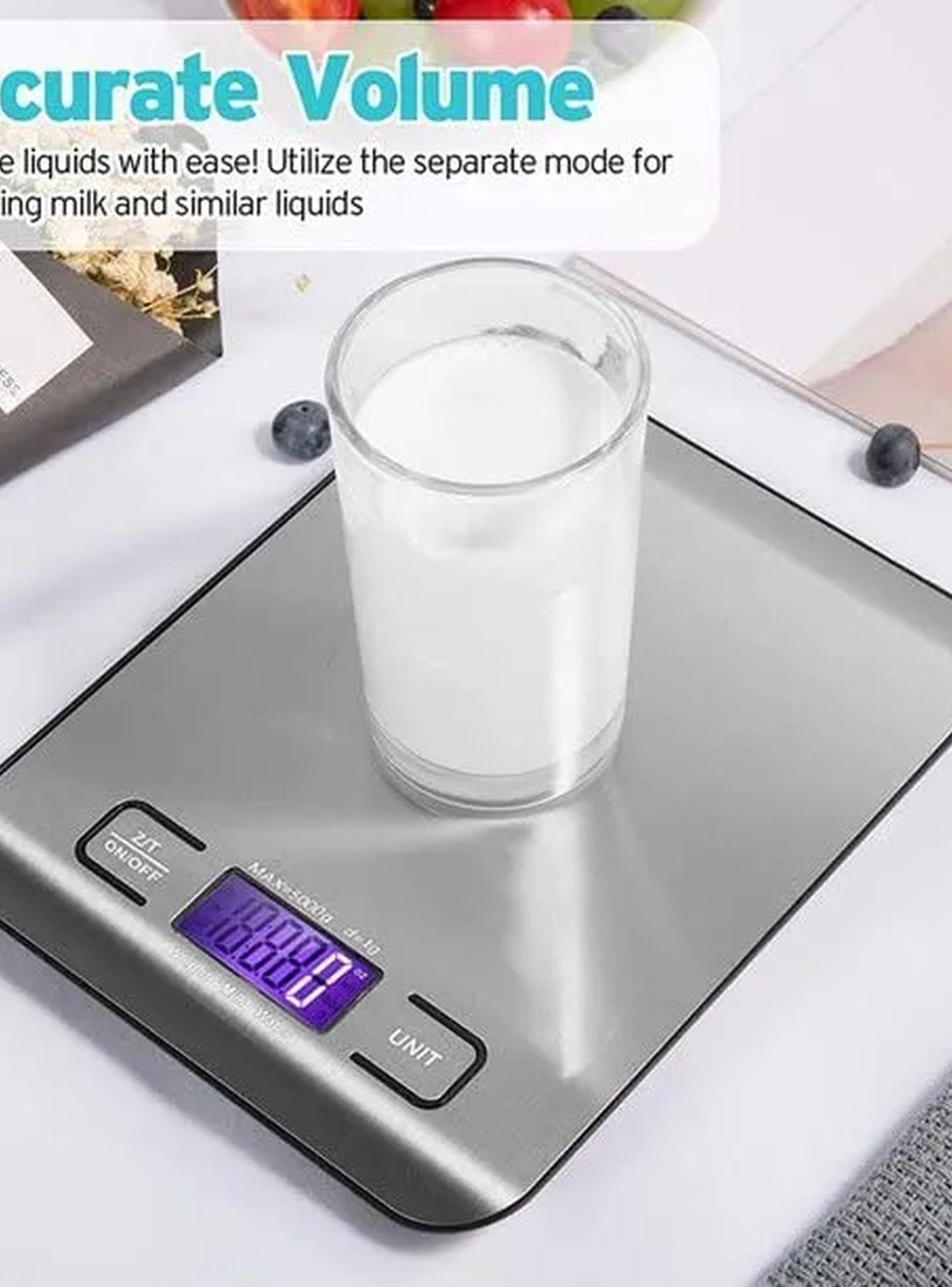 Báscula Digital Cocina Acero Inoxidable 5kg Precisión 1g-2