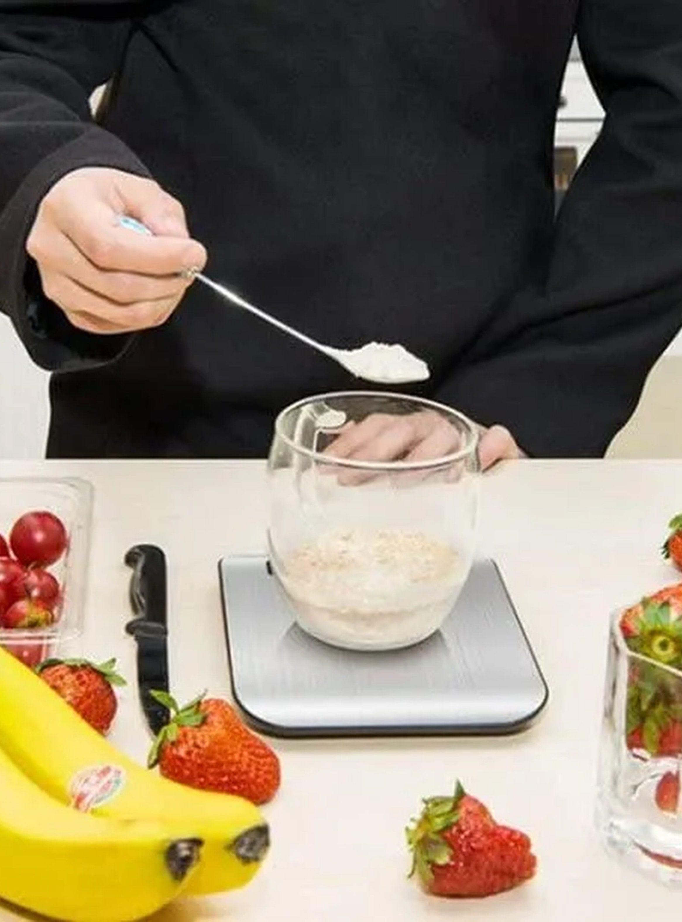 Báscula Digital Cocina Acero Inoxidable 5kg Precisión 1g-3