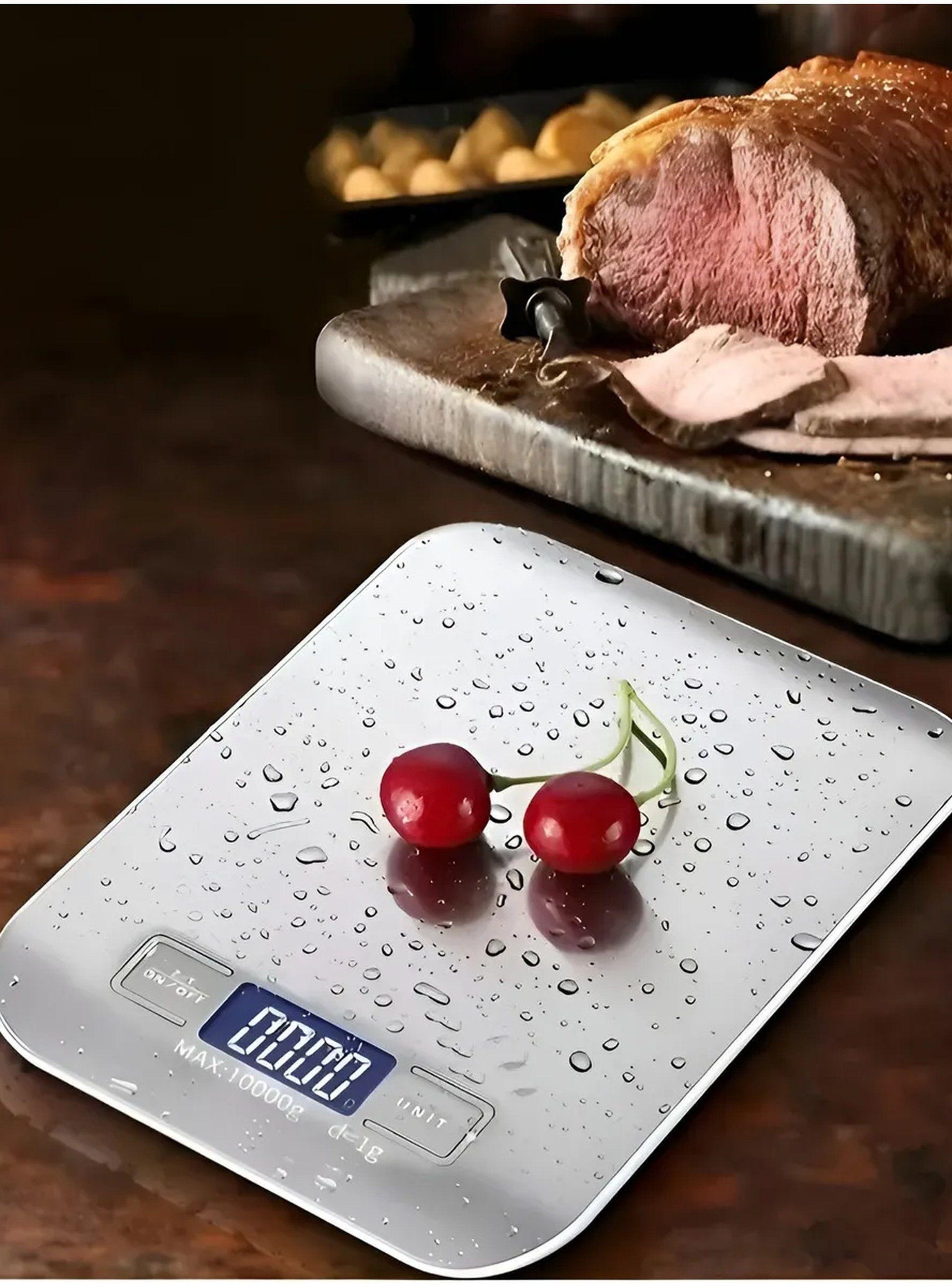 Báscula Digital Cocina Acero Inoxidable 5kg Precisión 1g-6