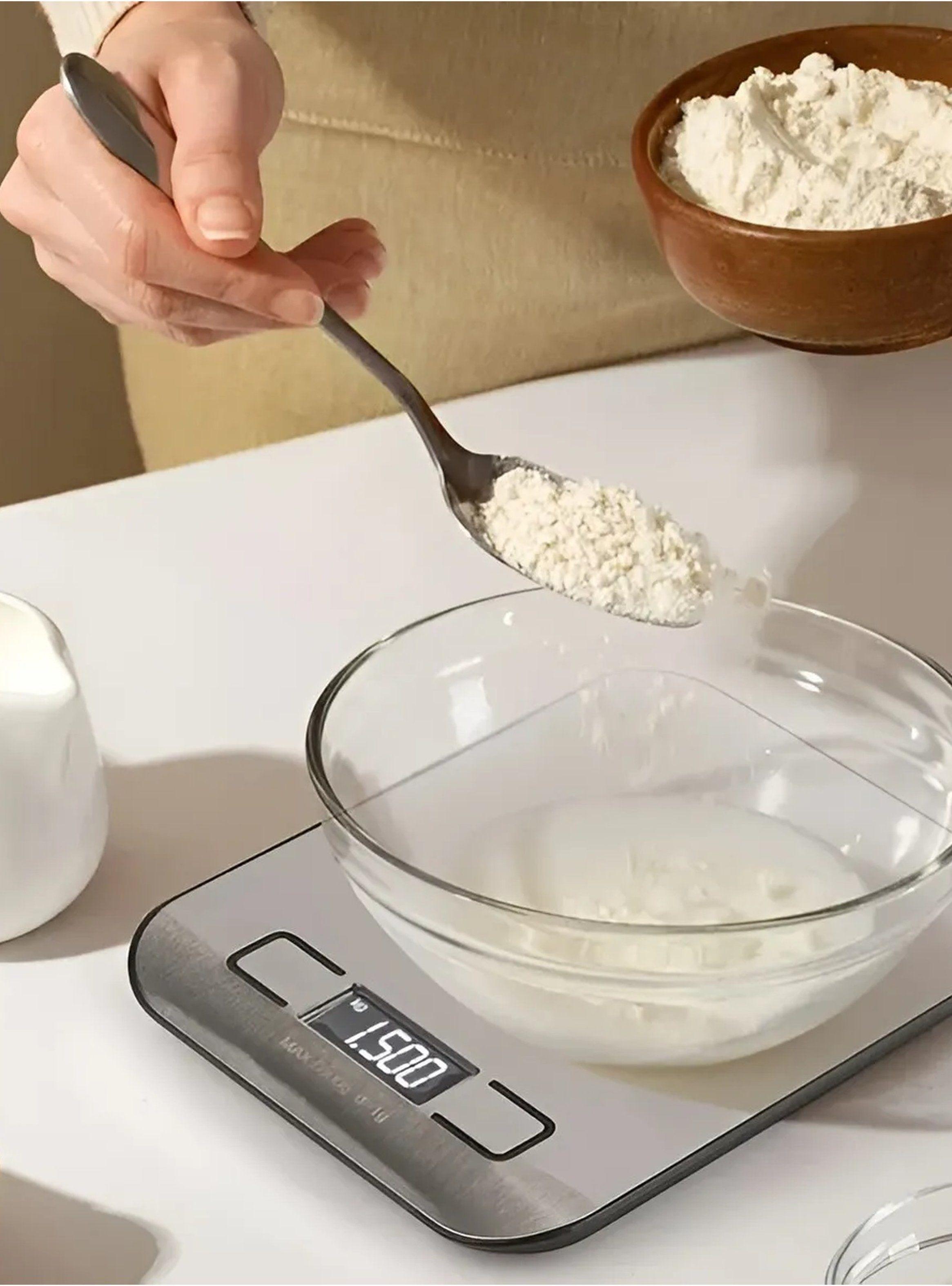 Báscula Digital Cocina Acero Inoxidable 5kg Precisión 1g-8