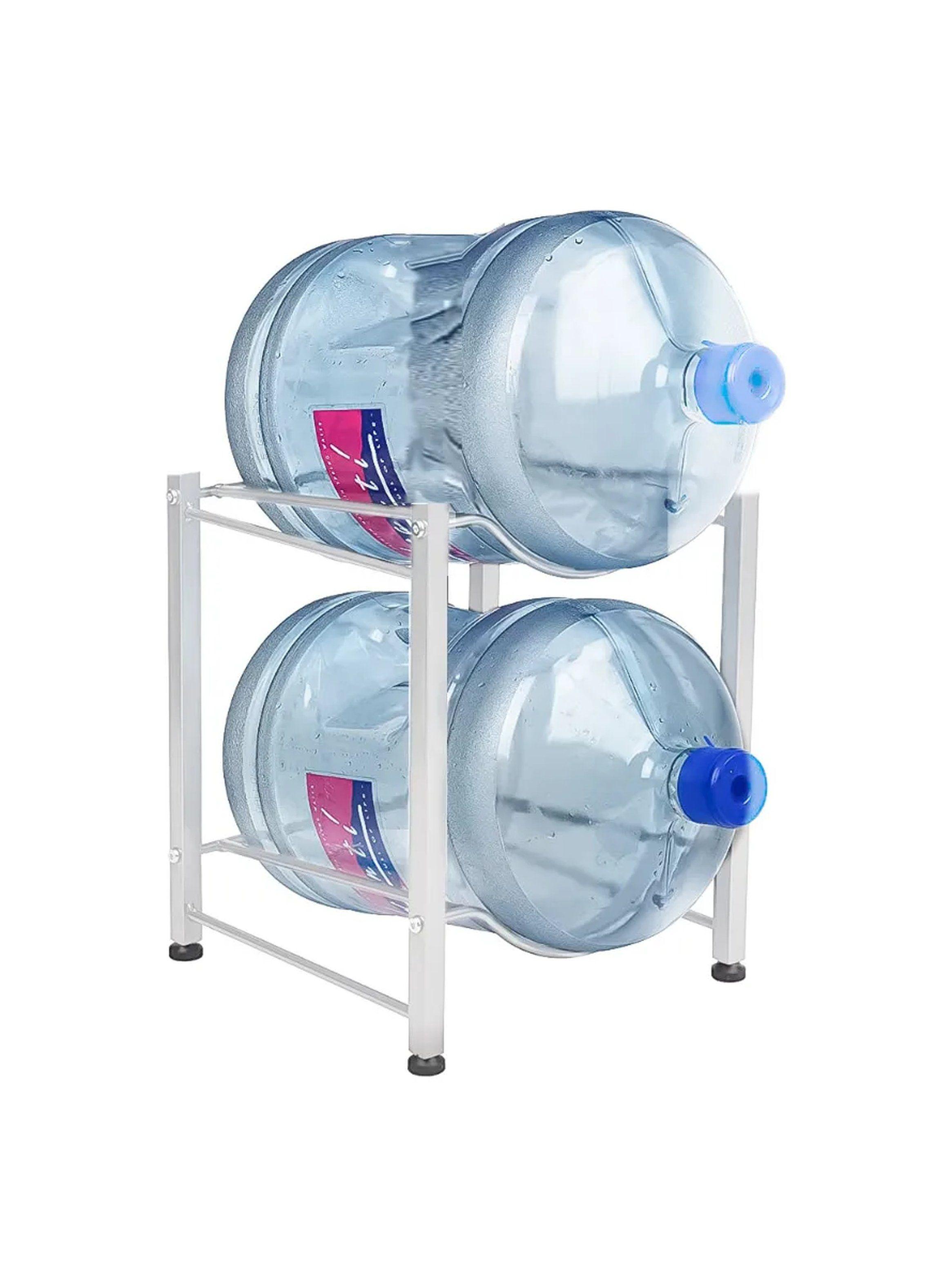 Soporte para Bidones de Agua Metálico Color Plata-1