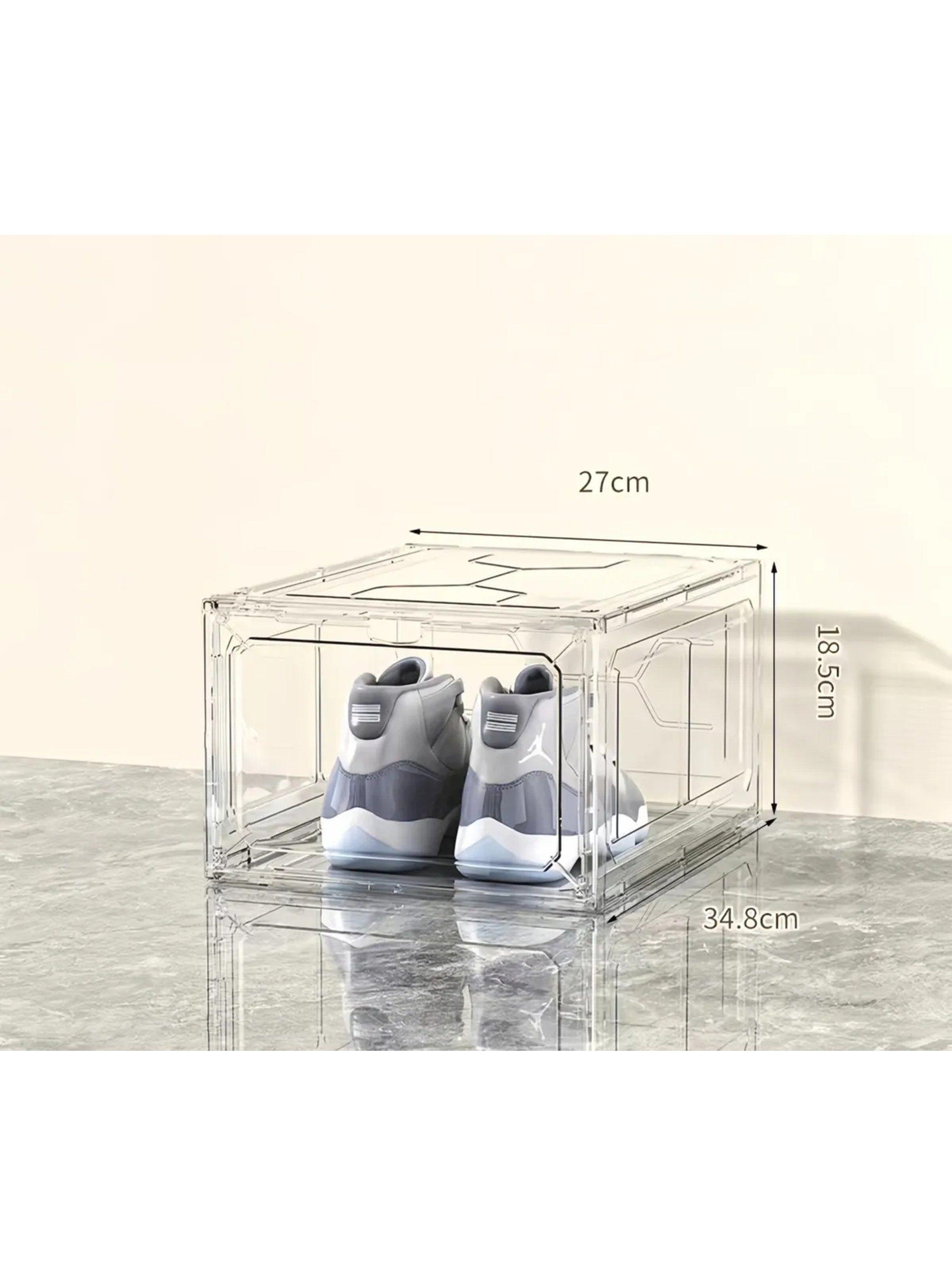 Caja Organizadora Transparente para Zapatos Apilable 27x34.8x18.5 cm-2