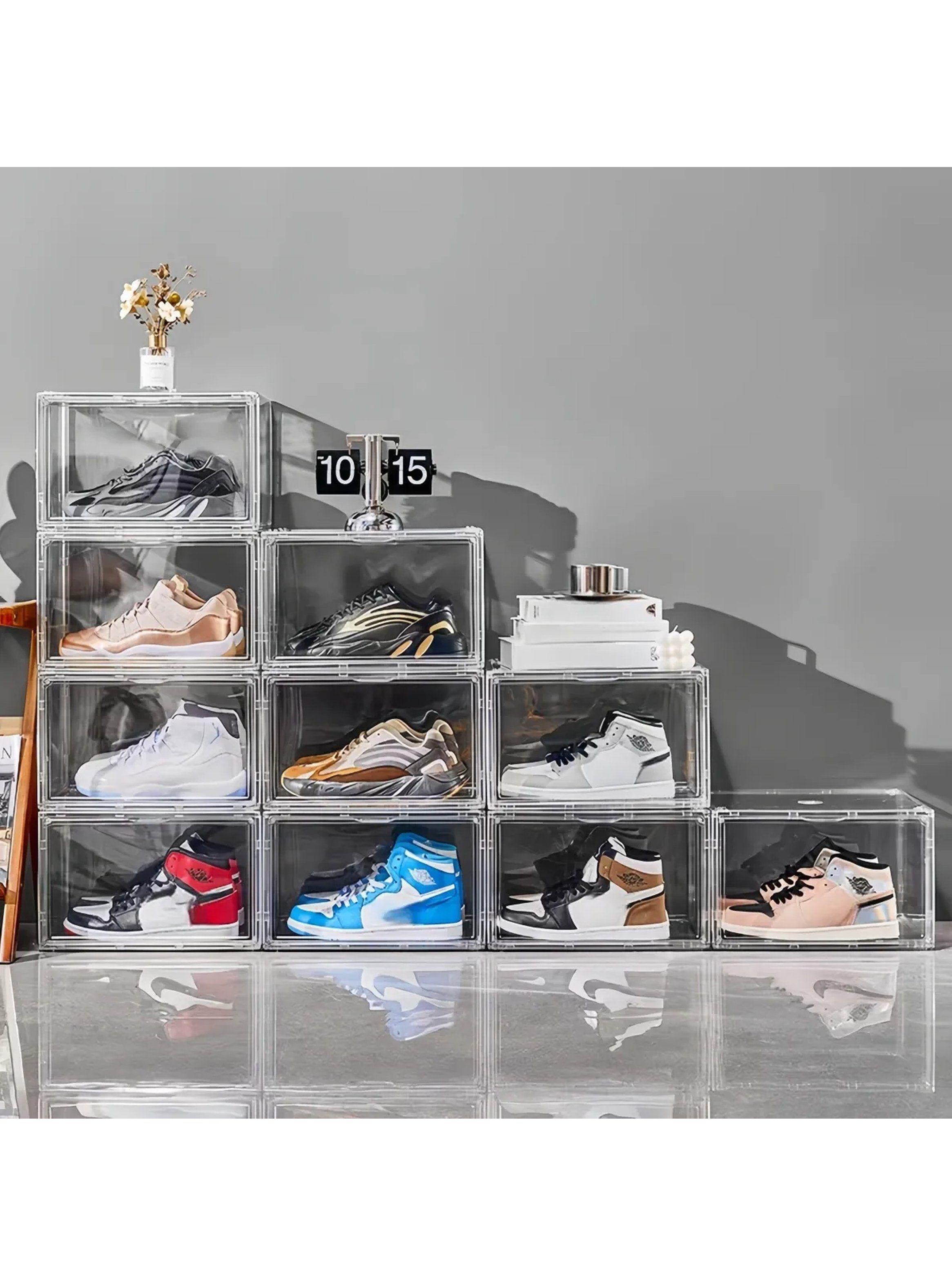 Caja Organizadora Transparente para Zapatos Apilable 27x34.8x18.5 cm-4