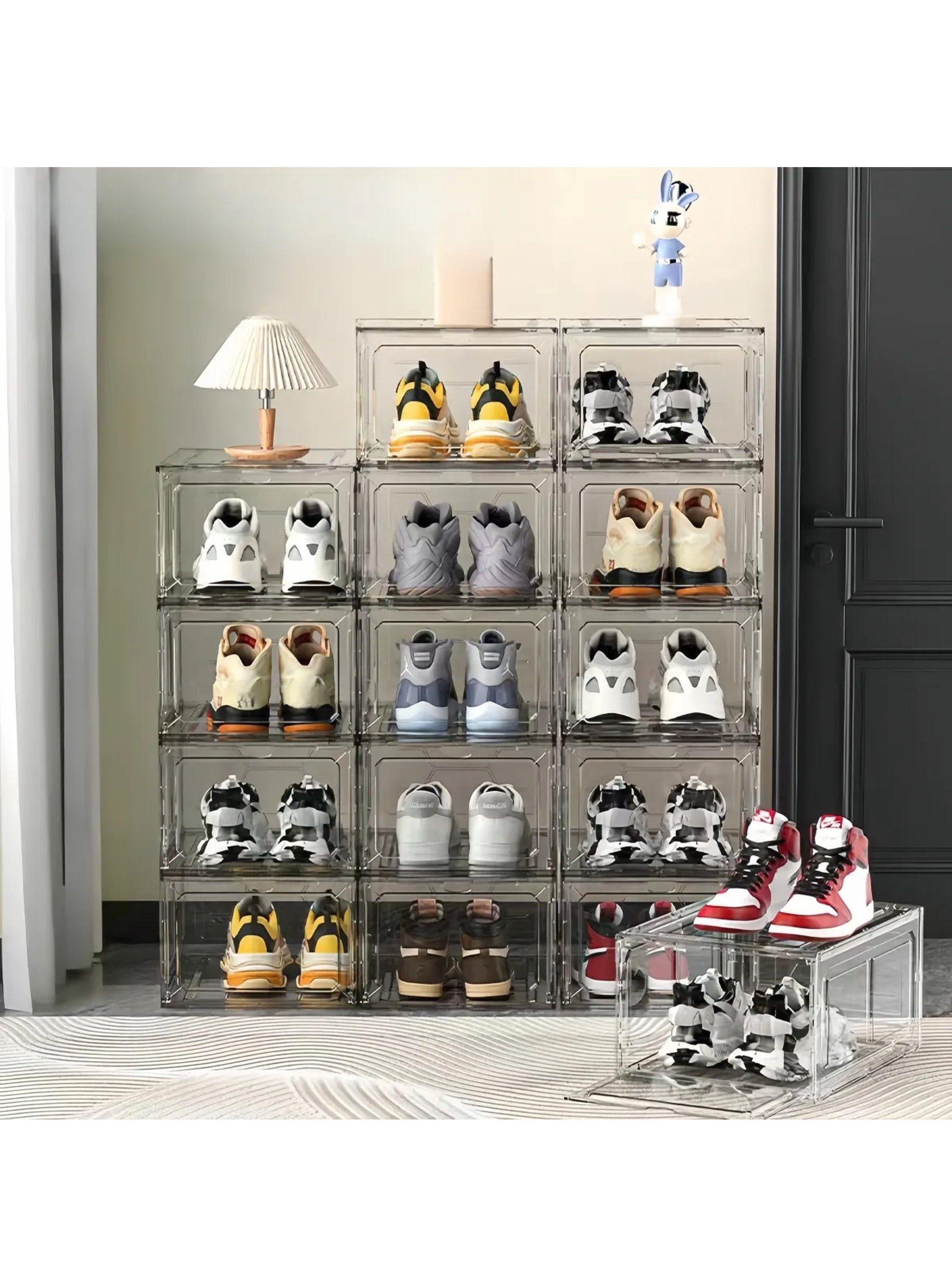 Caja Organizadora Transparente para Zapatos Apilable 27x34.8x18.5 cm-5