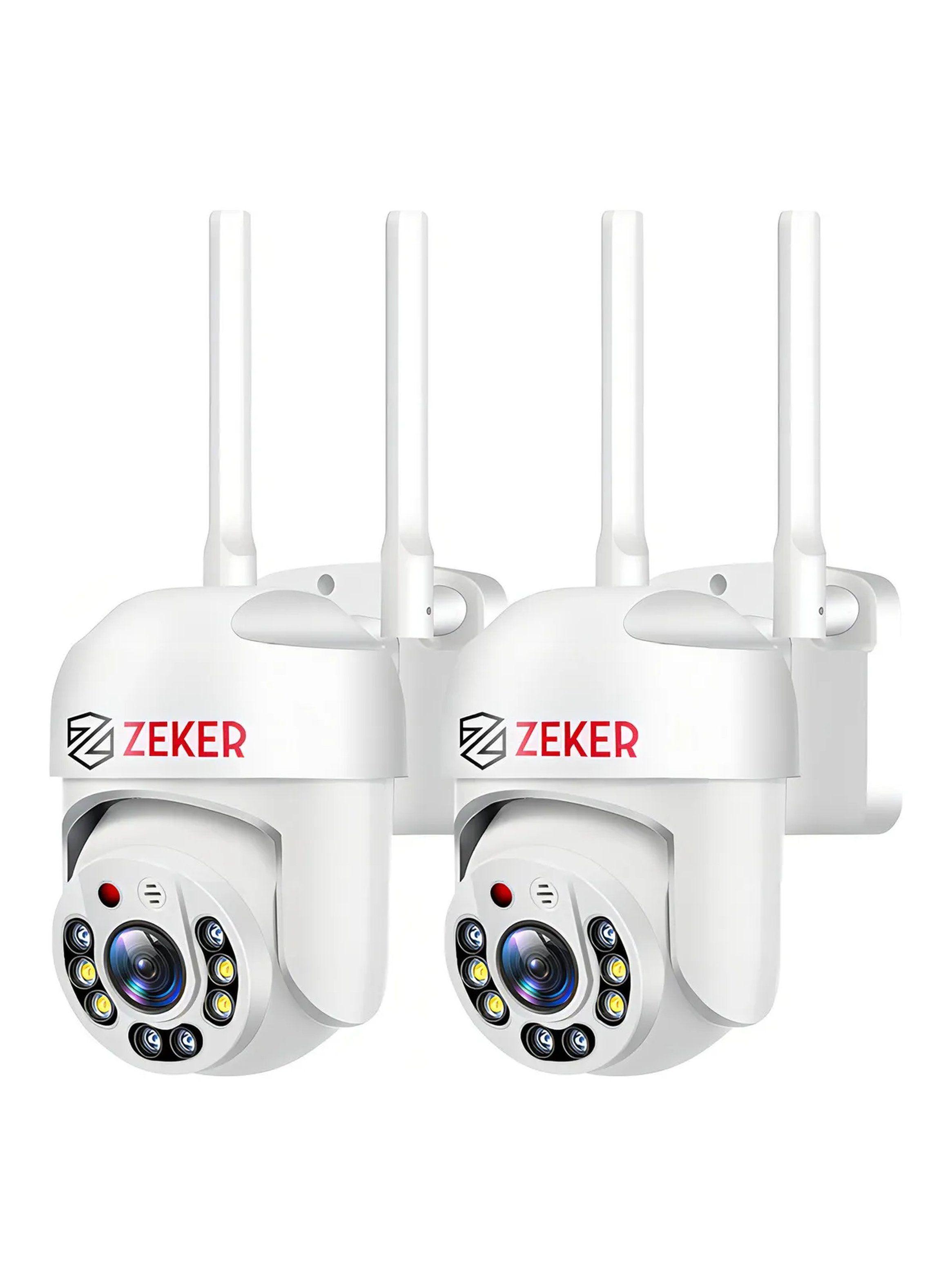 Cámara De Seguridad WiFi 2MP Visión Nocturna Exterior-4