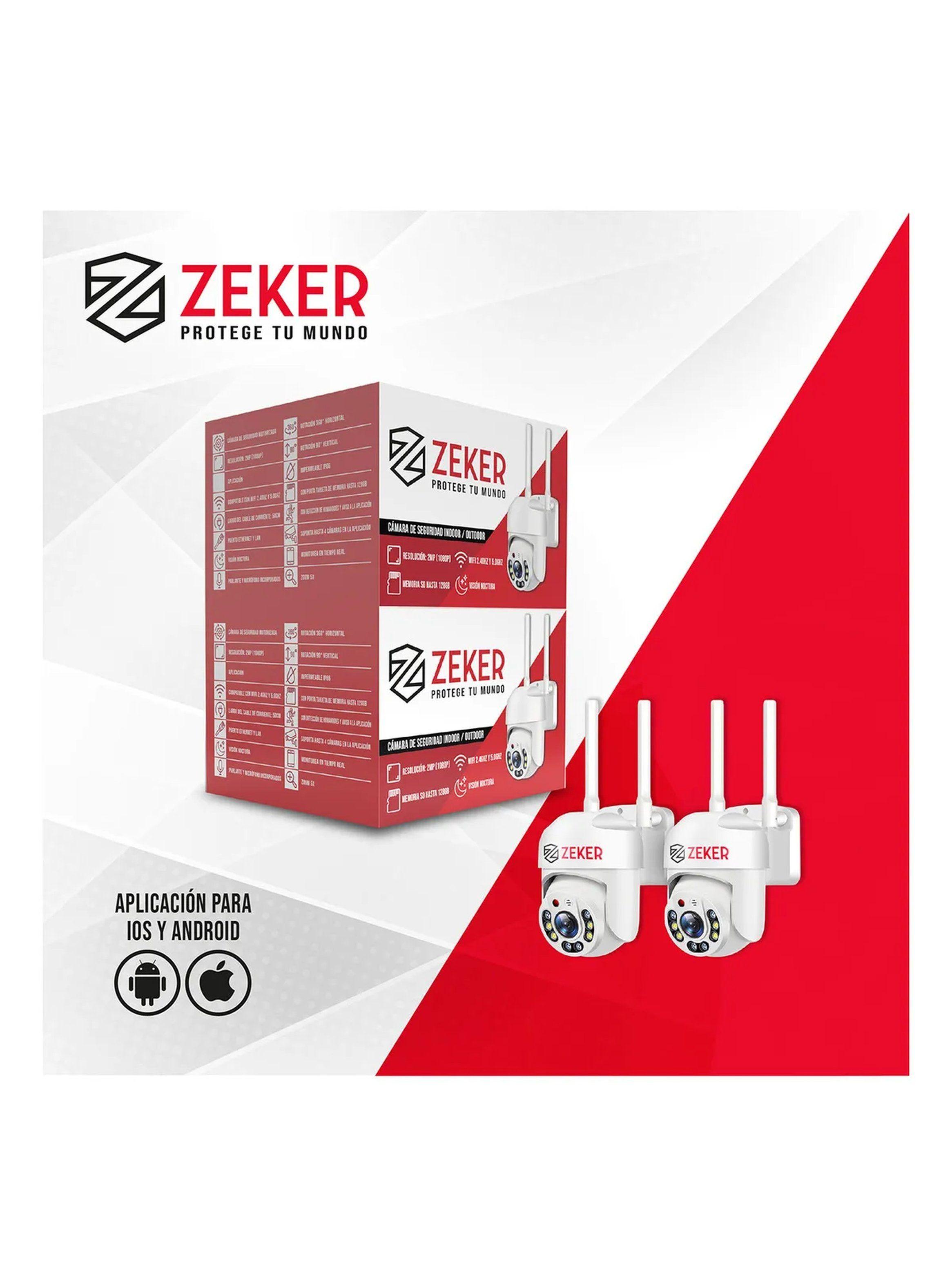 Cámara De Seguridad WiFi 2MP Visión Nocturna Exterior-5