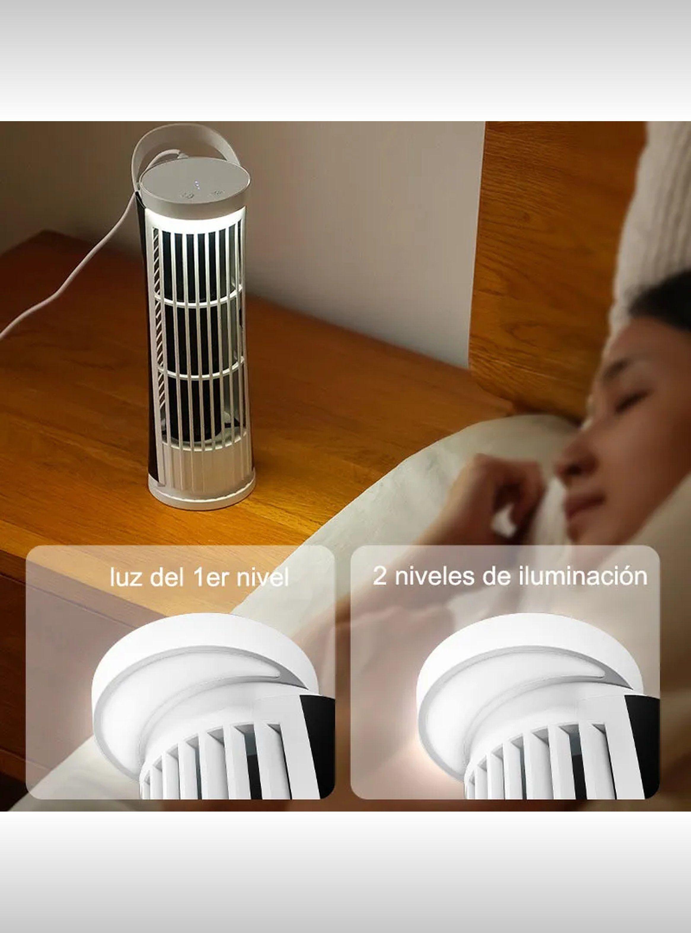 Lámpara LED Portátil Recargable 2 Niveles de Iluminación 26cm-1