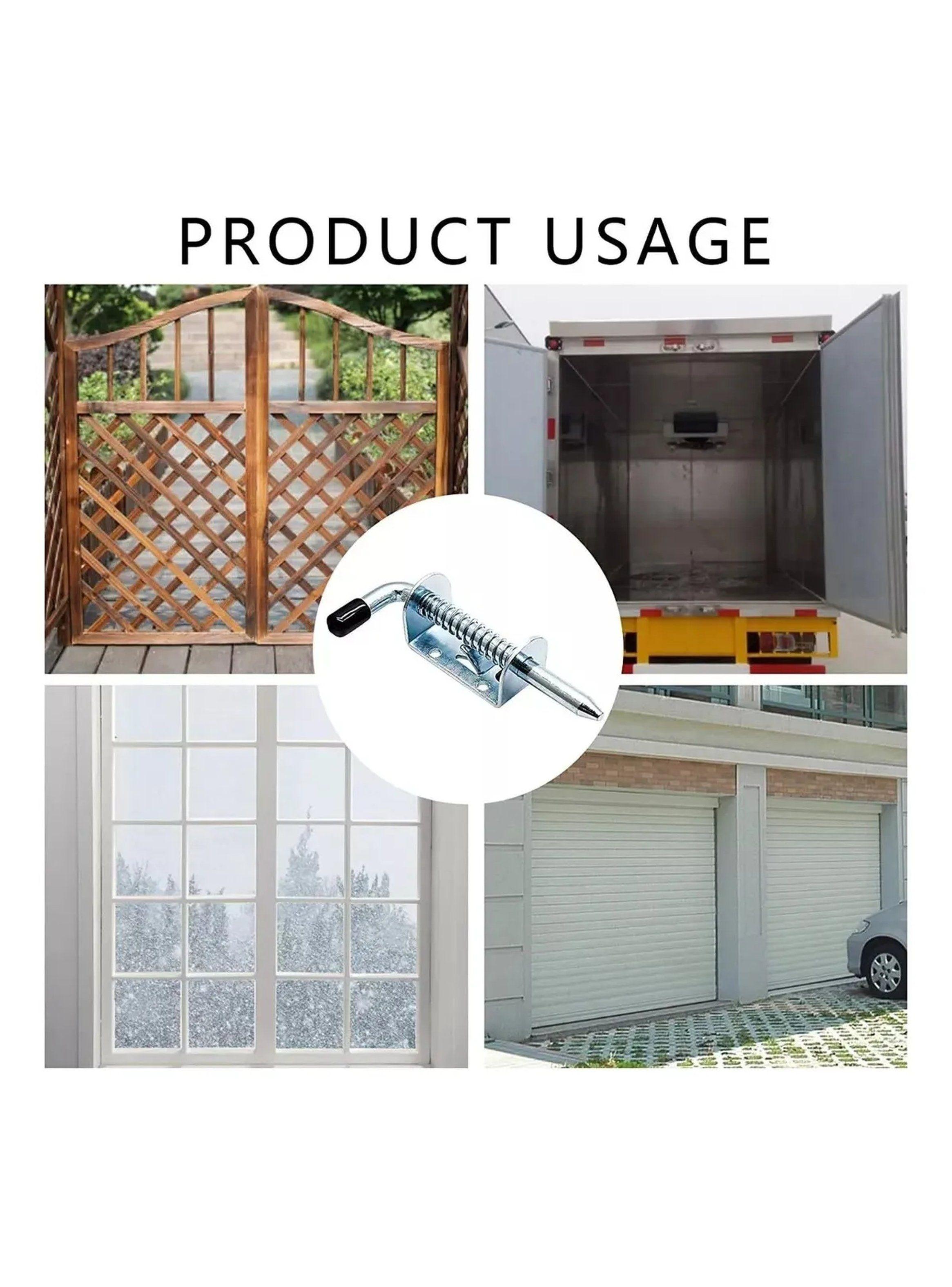 Pestillo de Resorte de Acero Galvanizado Anticorrosión-4