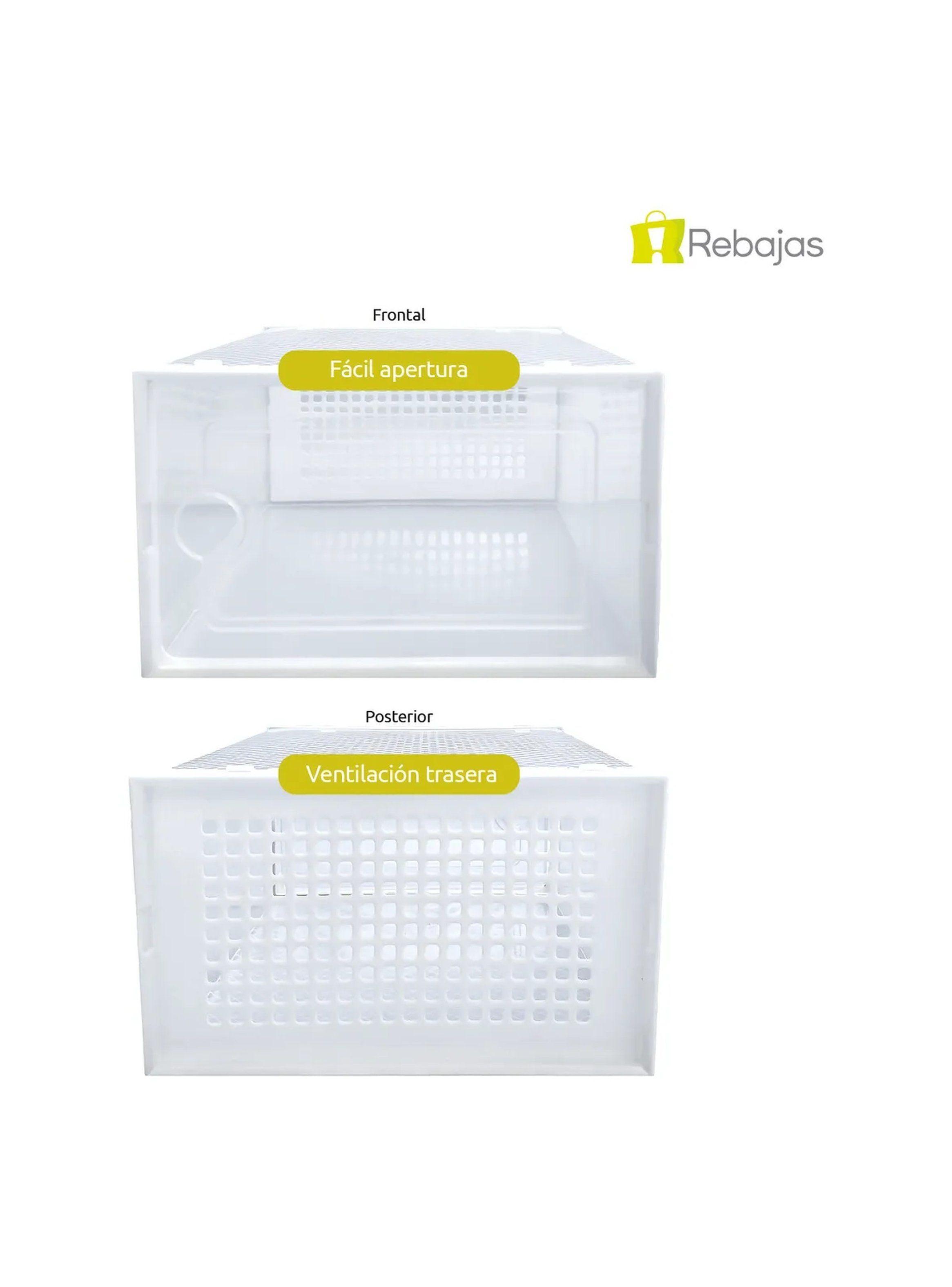 Cajas Organizadoras de Plástico PP Fácil Apertura Pack de 4-2