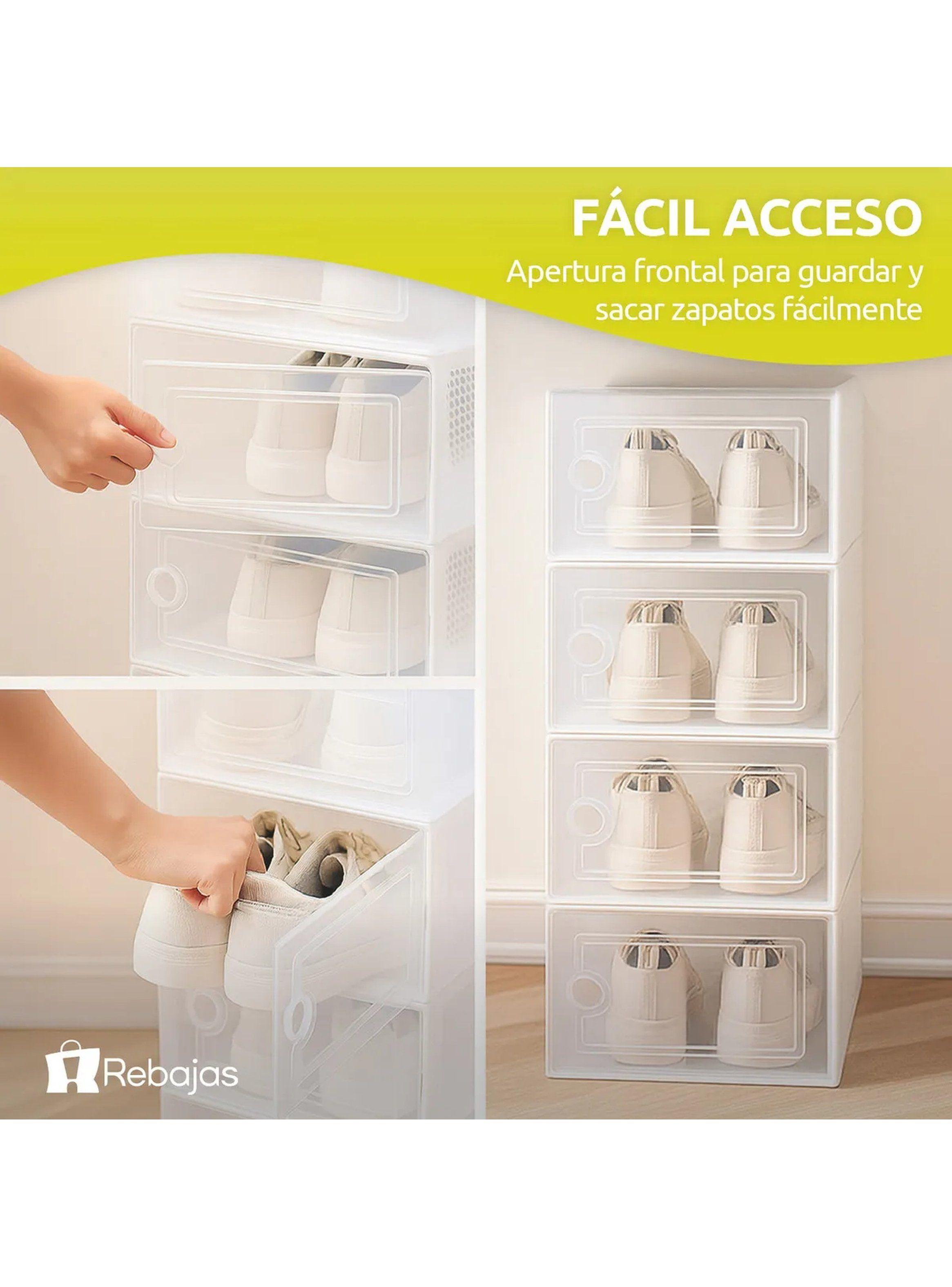 Cajas Organizadoras de Plástico PP Fácil Apertura Pack de 4-4