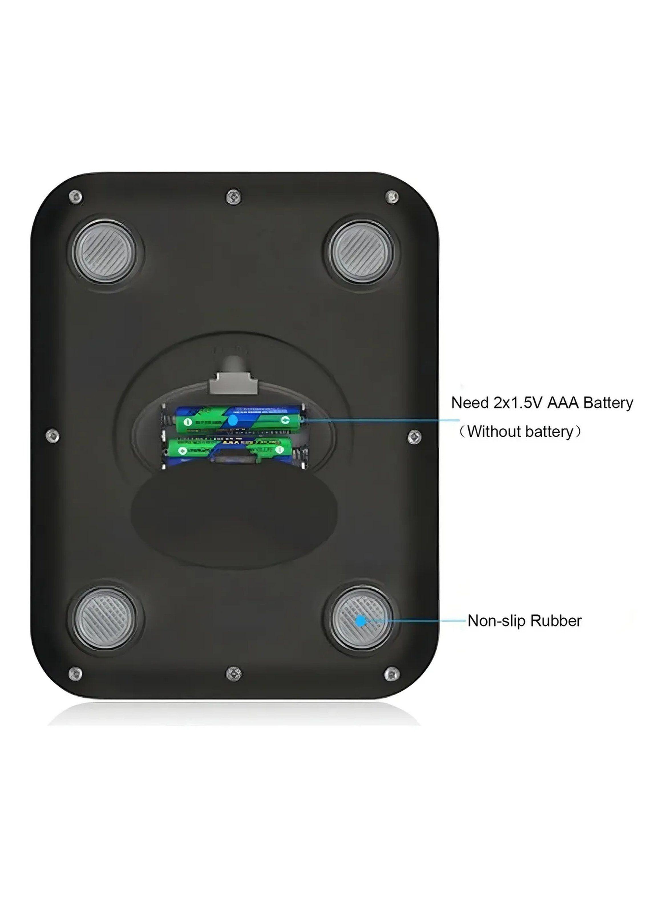 Balanza Digital de Cocina Acero Inoxidable Pantalla LCD 5kg-4