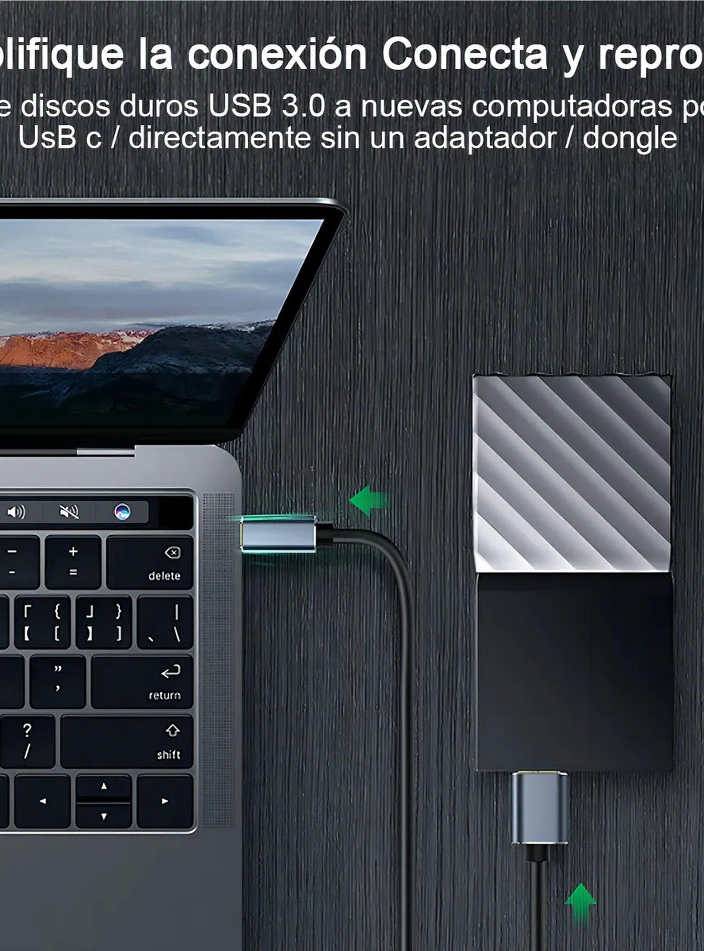 Cable USB 3.0 Micro B a Tipo C 5Gbps-3