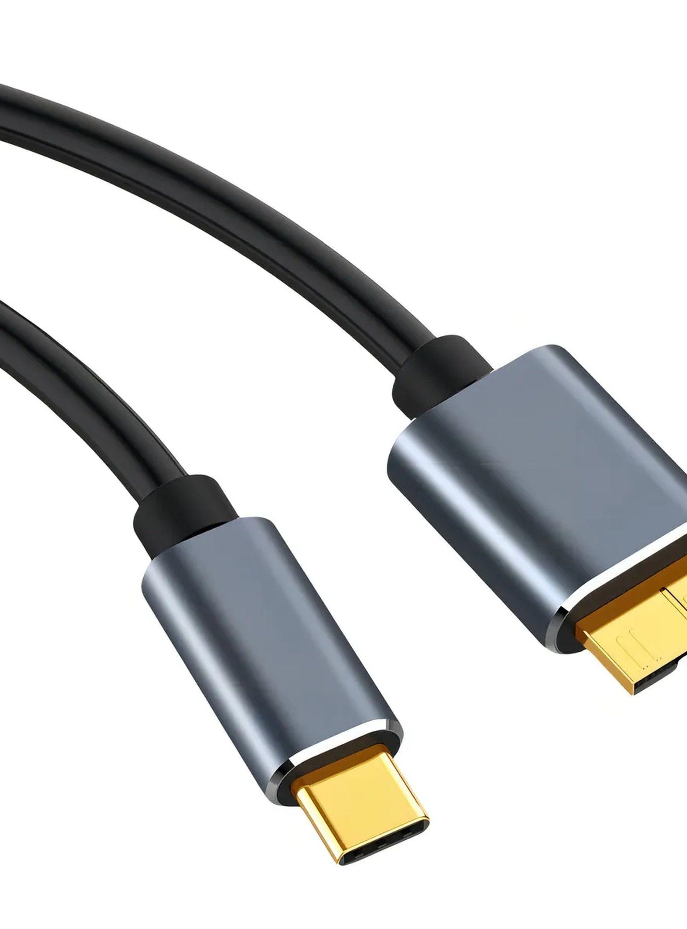 Cable USB 3.0 Micro B a Tipo C 5Gbps-5