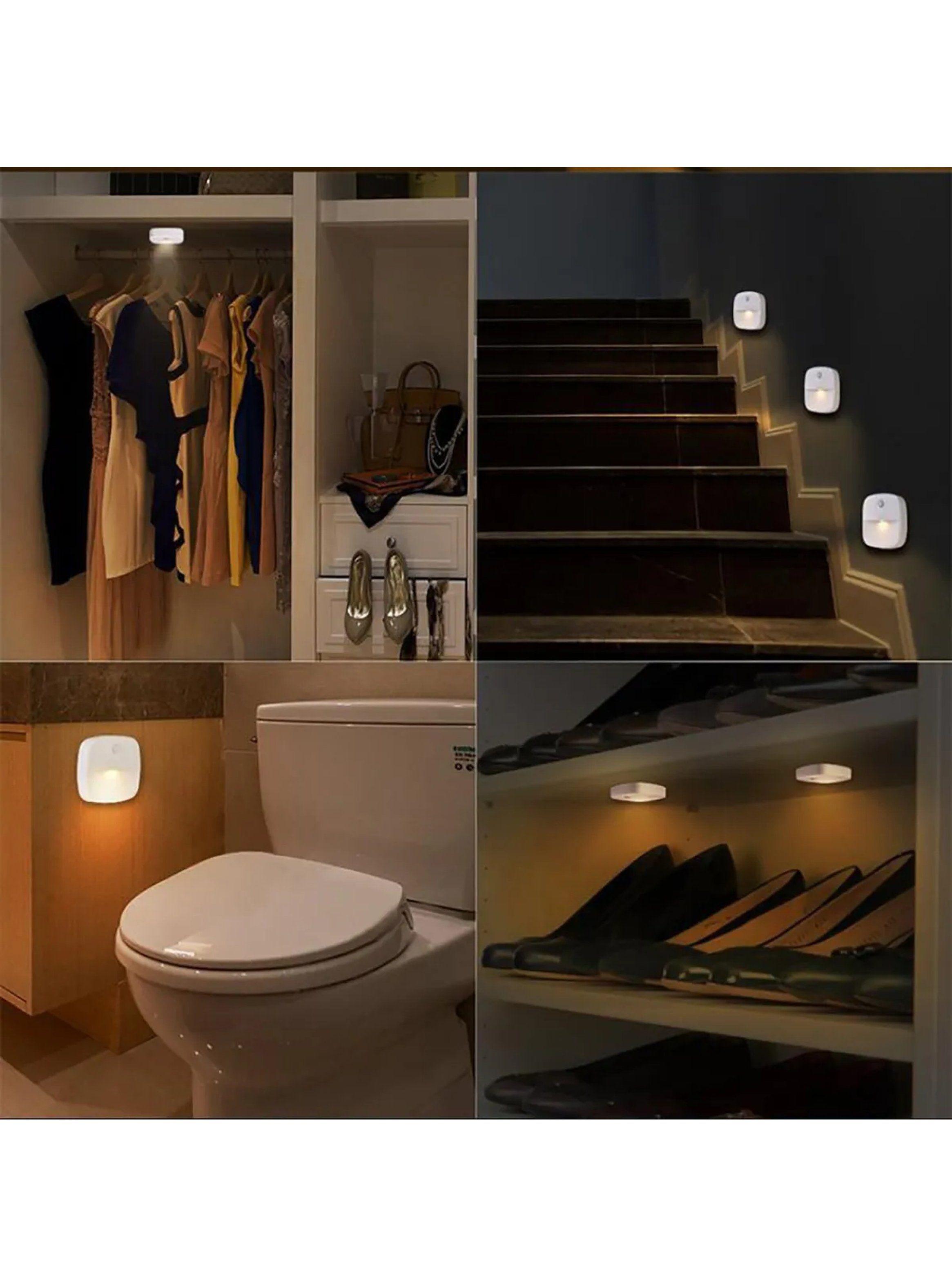 Luz Nocturna LED Sensor De Movimiento Interior Blanco-7