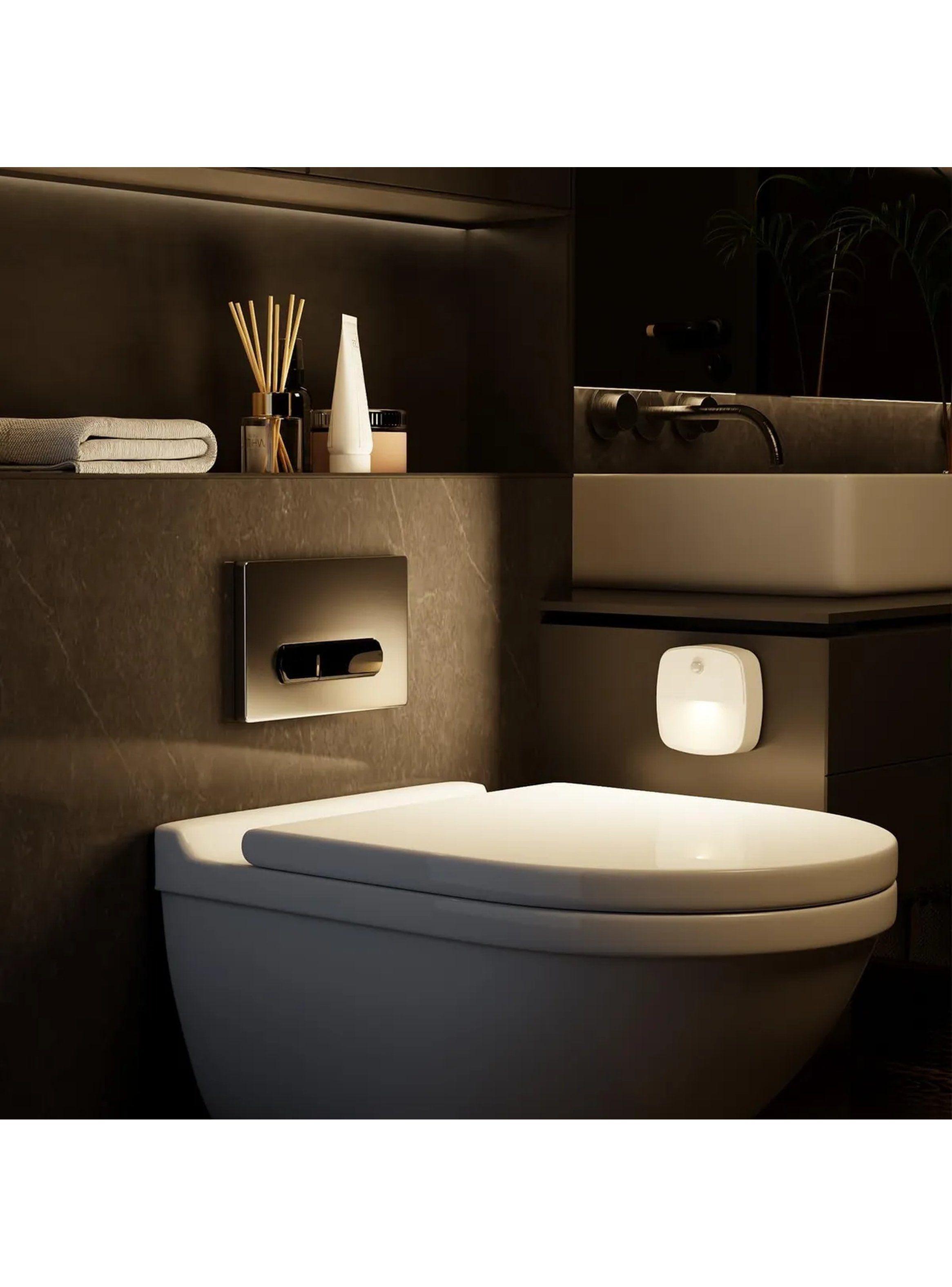 Luz Nocturna LED Sensor De Movimiento Interior Blanco-8