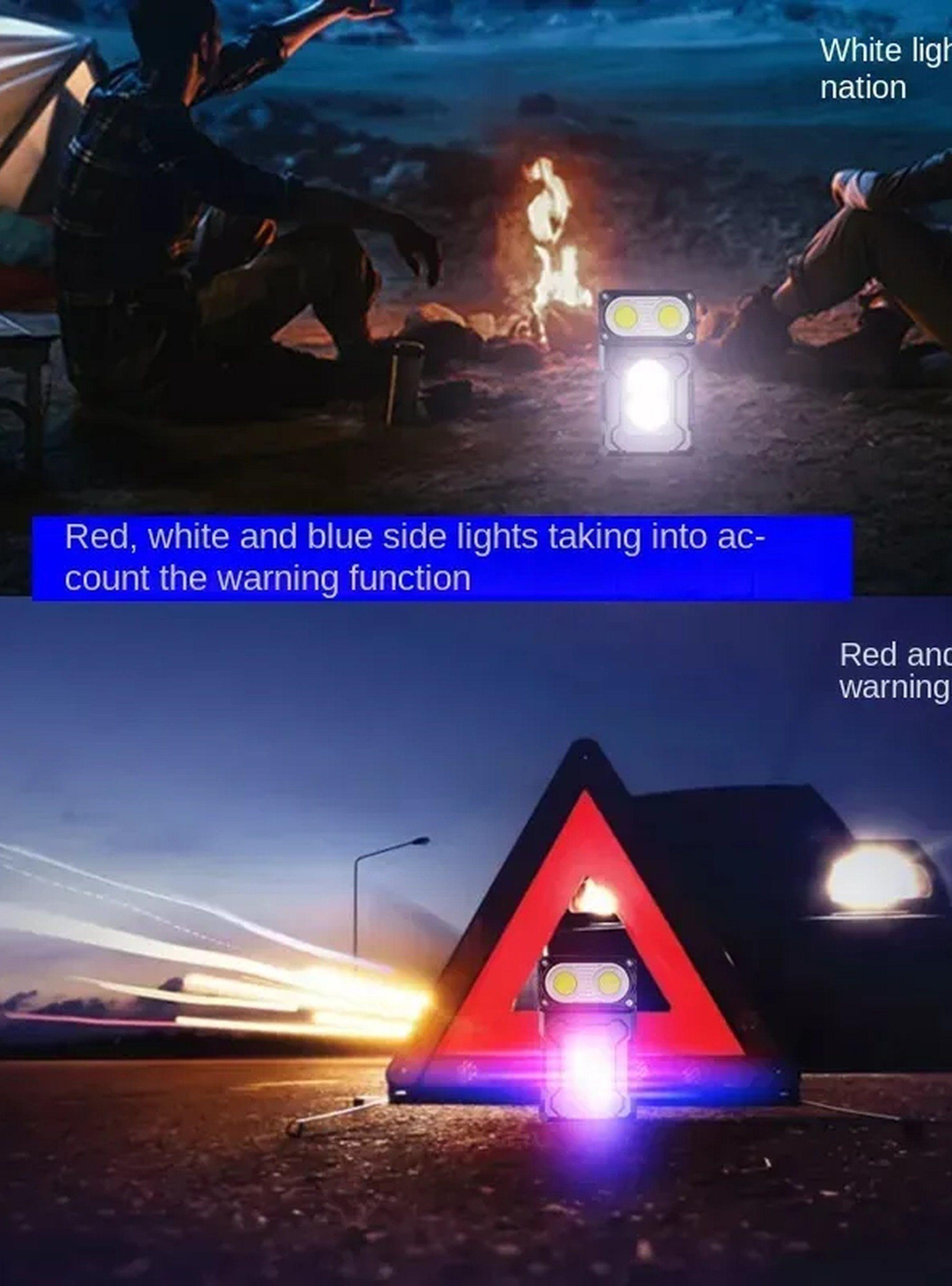 Linterna Recargable COB Alta Potencia Pantalla LED-4