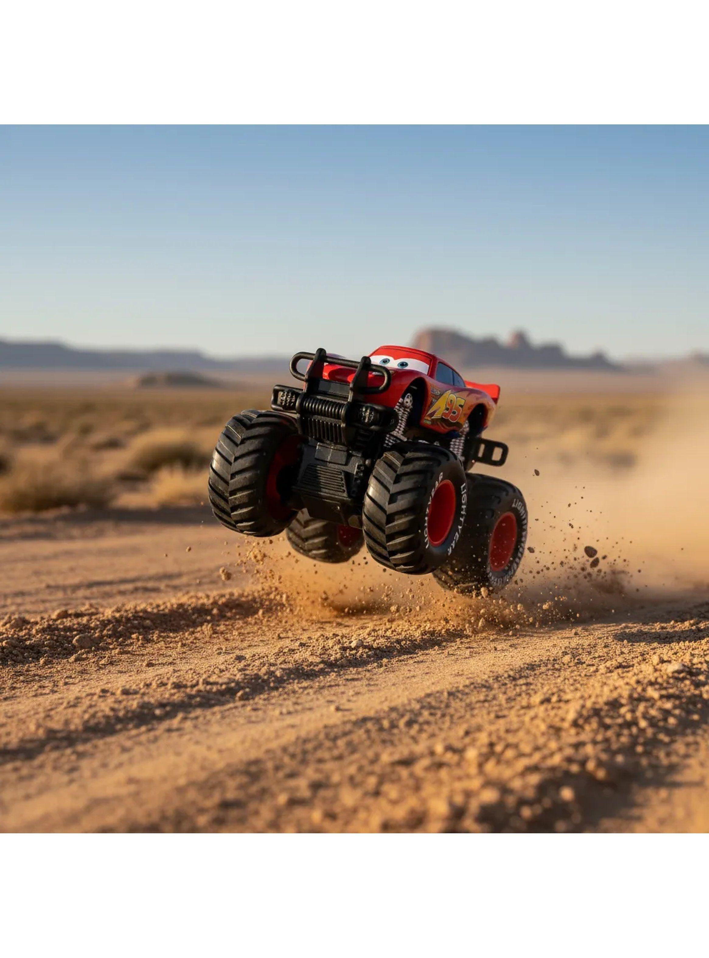 Camión de Juguete Monster Truck 11 cm Rayo Rojo Plástico Durable-7