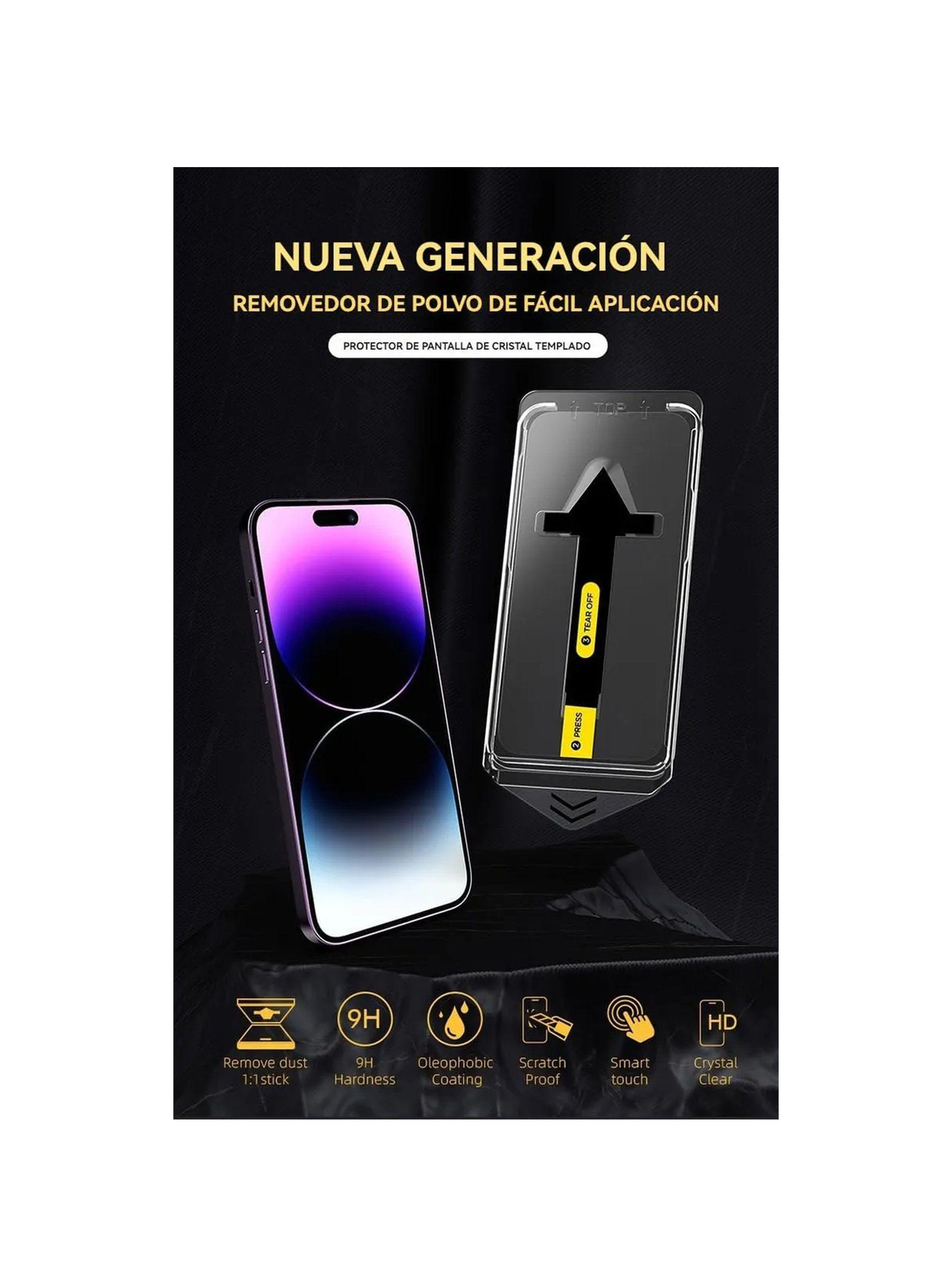 Protector de Pantalla de Cristal Templado Compatible con iPhone 14 Pro | Resistente a Arañazos-2