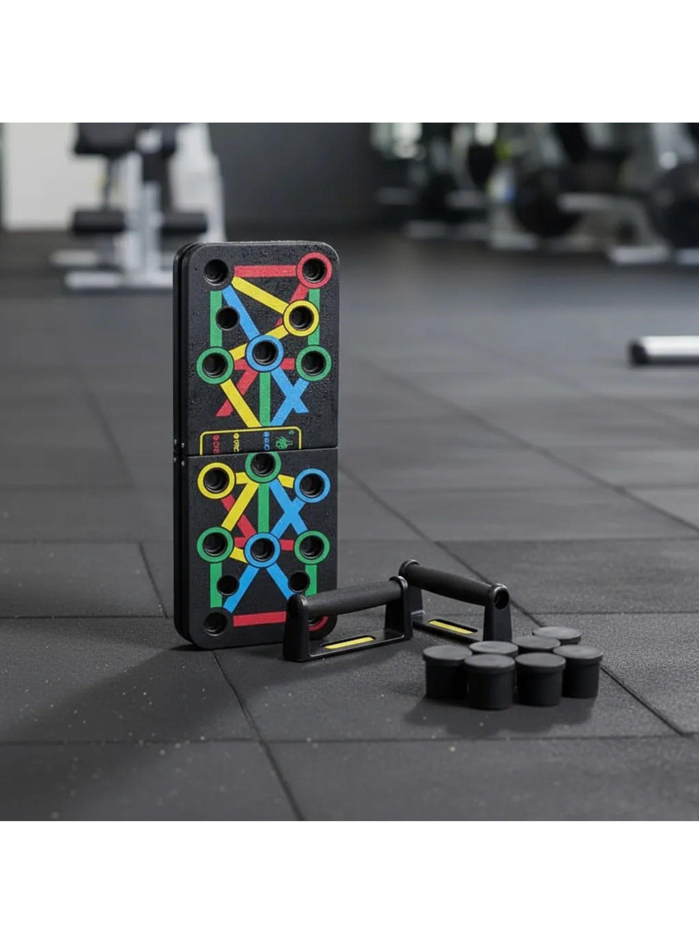 Tablero de Ejercicios Push-Up con Asas Ajustables y Base Antideslizante-1