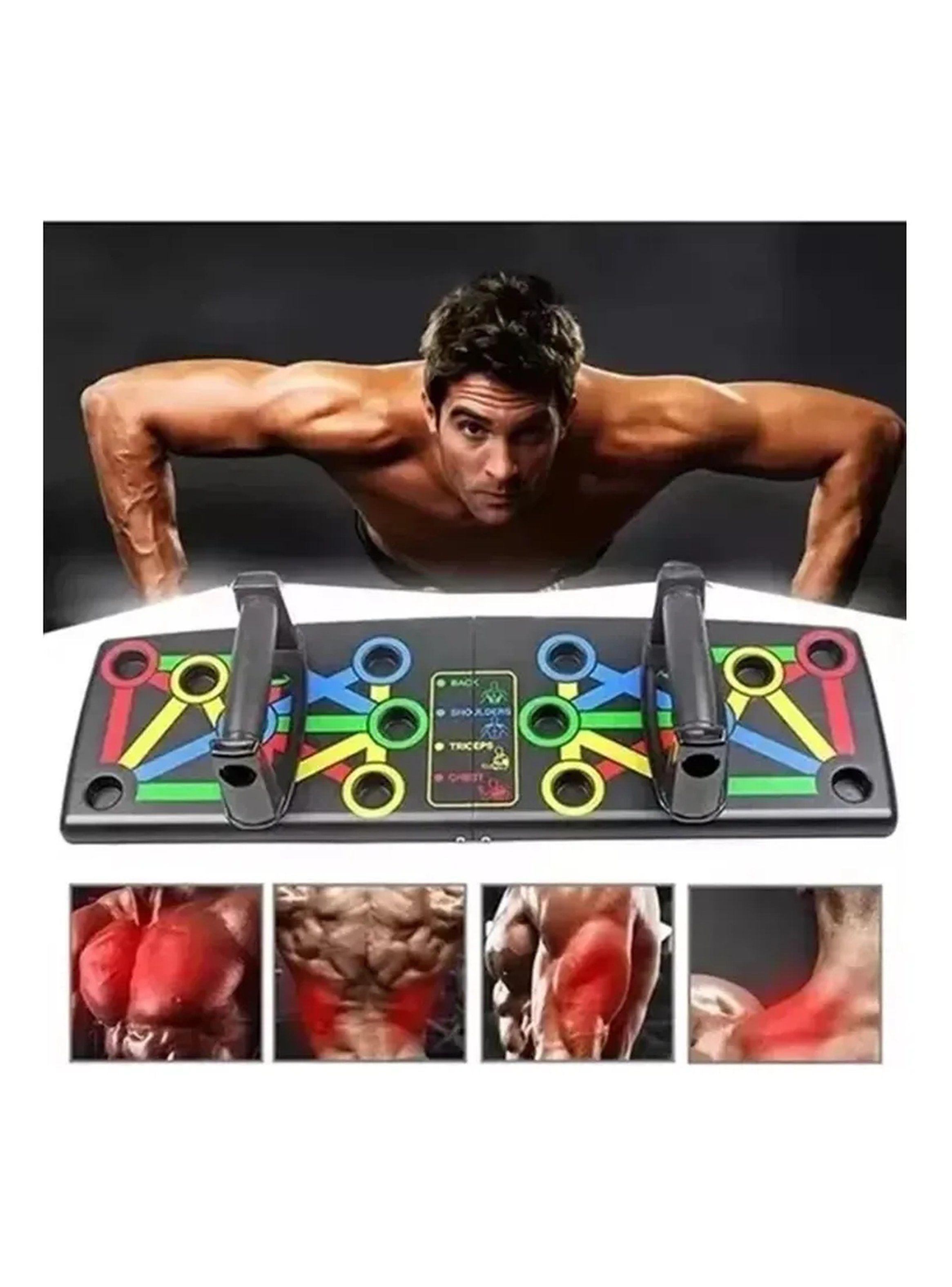 Tablero de Ejercicios Push-Up con Asas Ajustables y Base Antideslizante-7