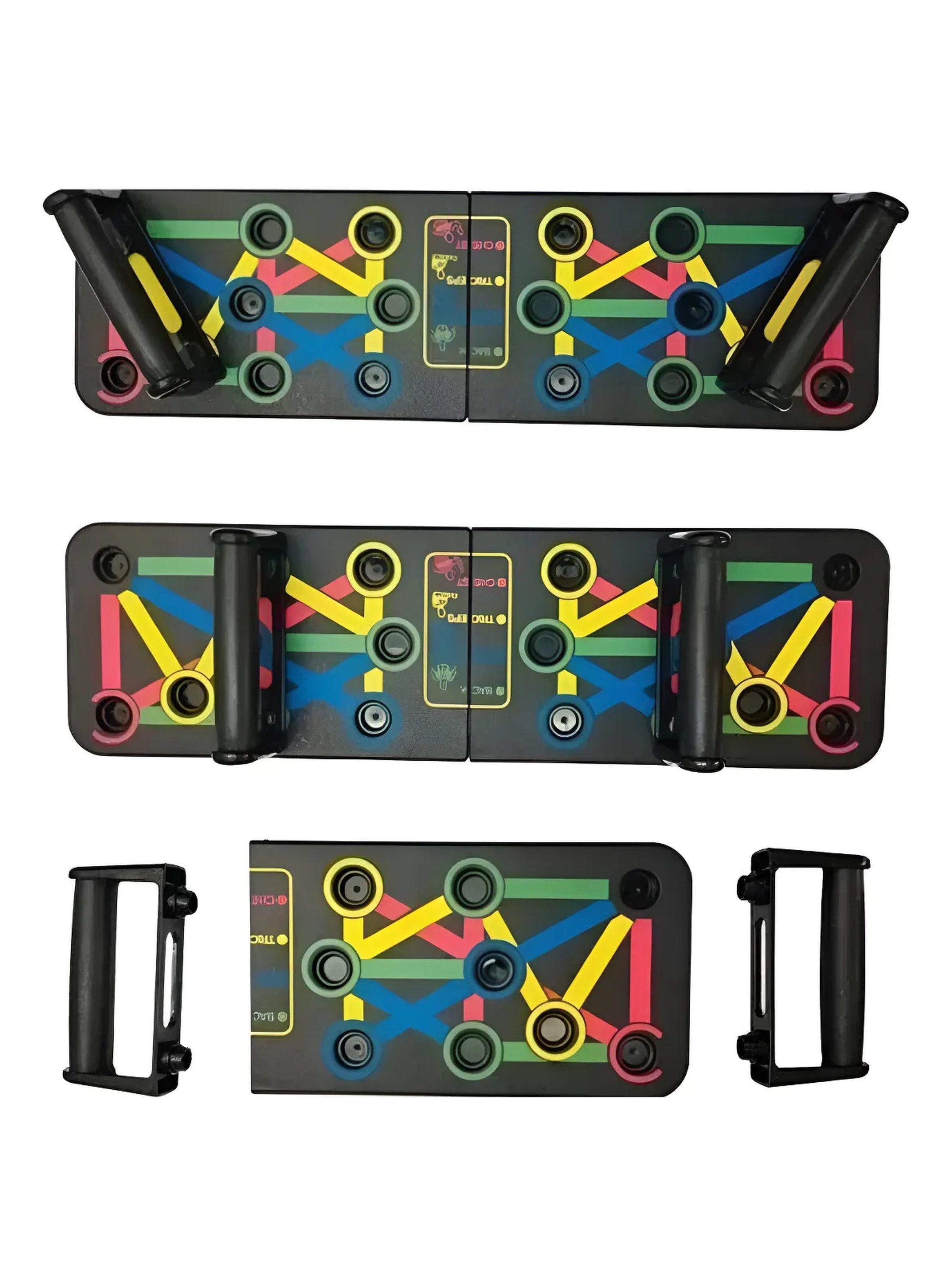 Tablero de Ejercicios Push-Up con Asas Ajustables y Base Antideslizante-8