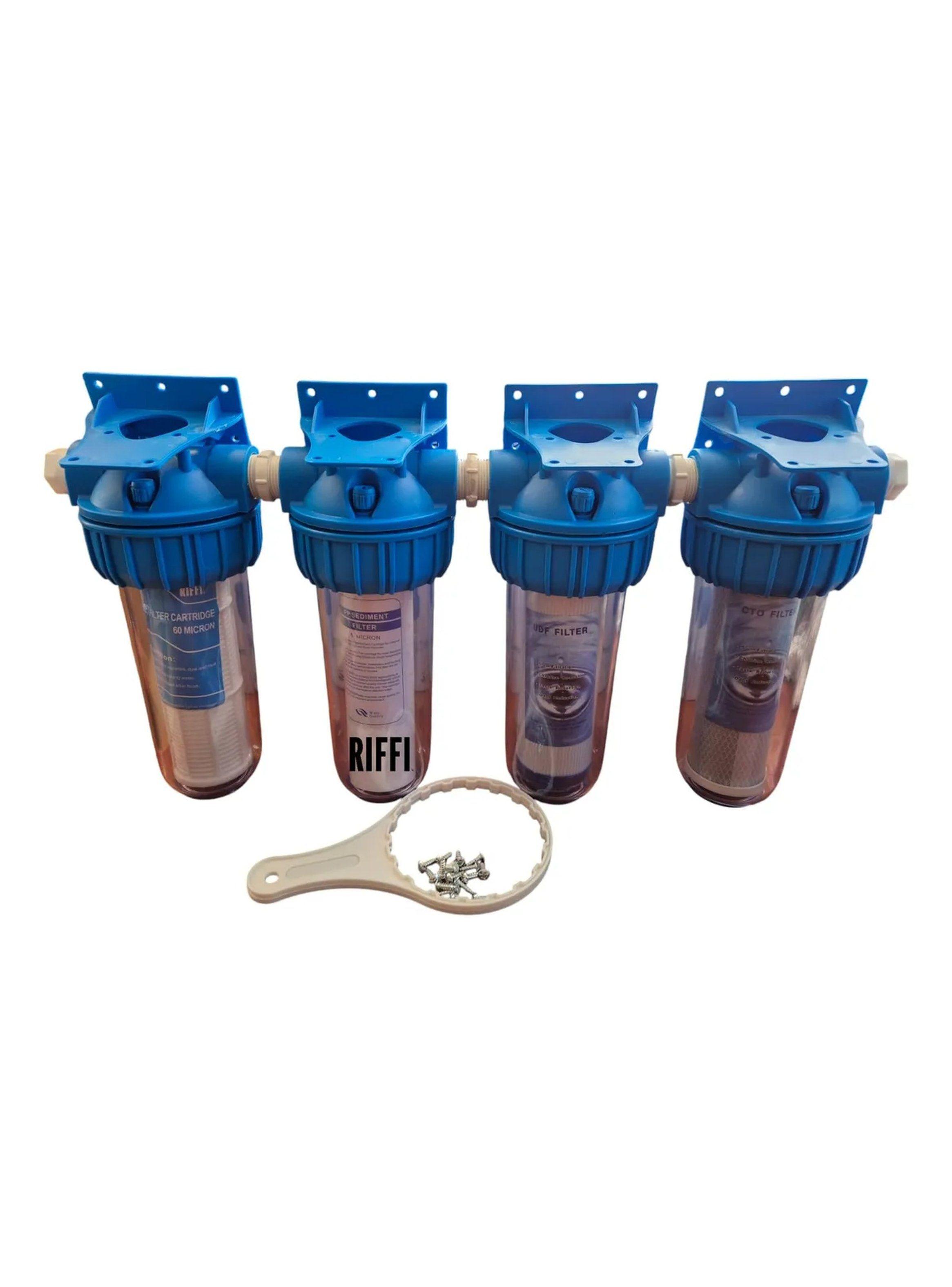 Sistema de Filtro de Agua Residencial 4 Etapas Bajo Mesón-4