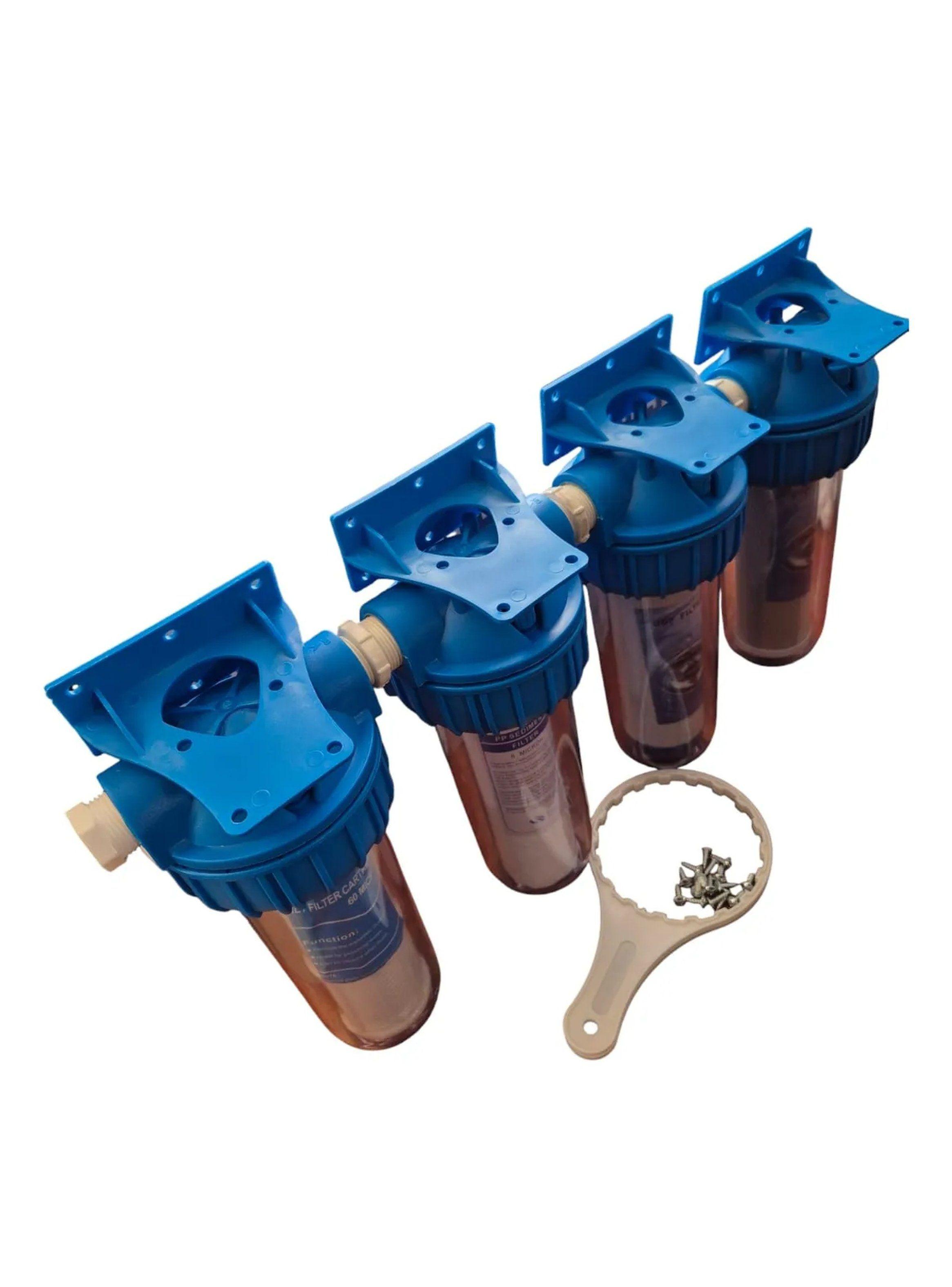 Sistema de Filtro de Agua Residencial 4 Etapas Bajo Mesón-6