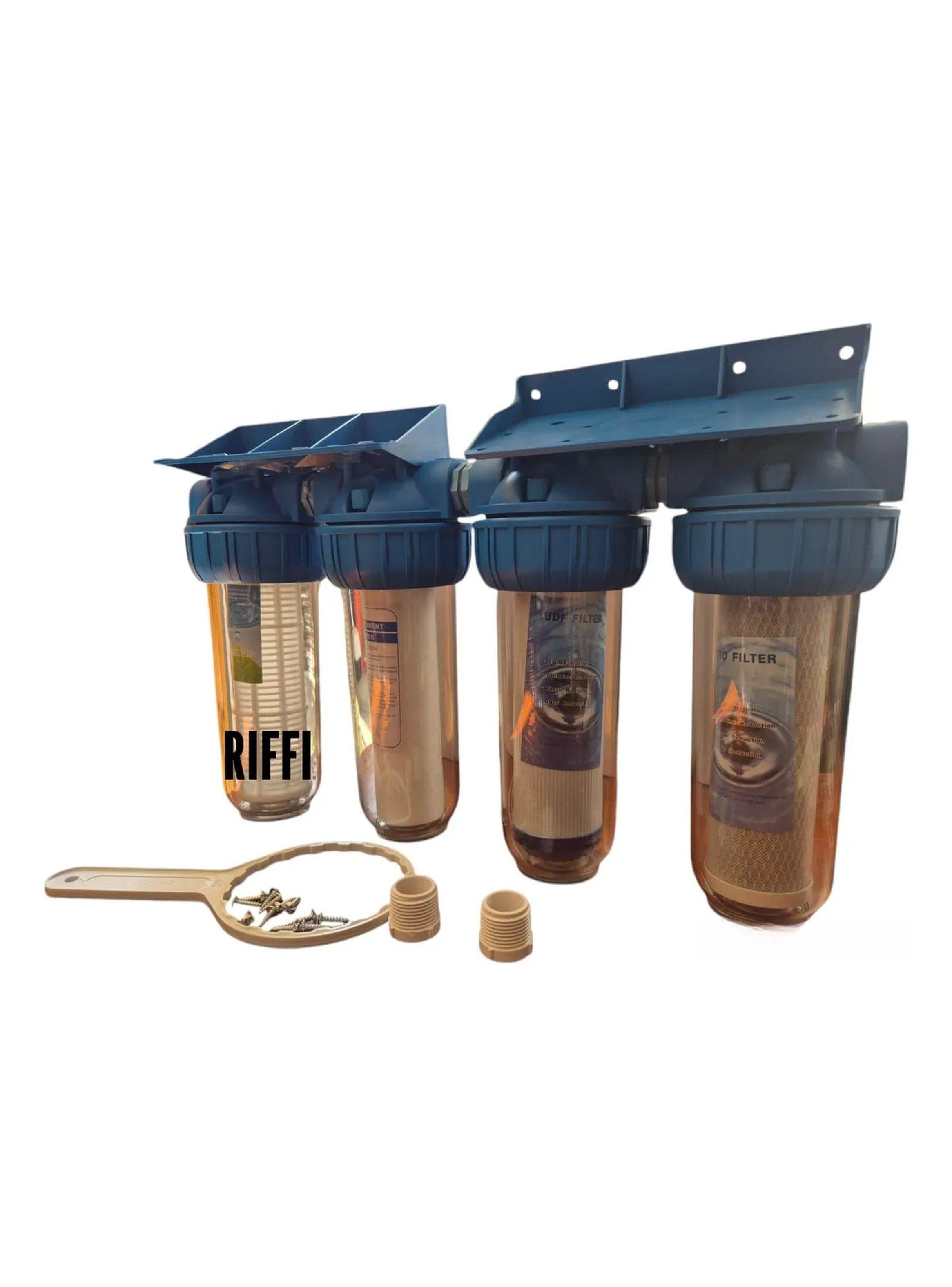 Sistema de Filtro de Agua Residencial 4 Etapas Bajo Mesón-9